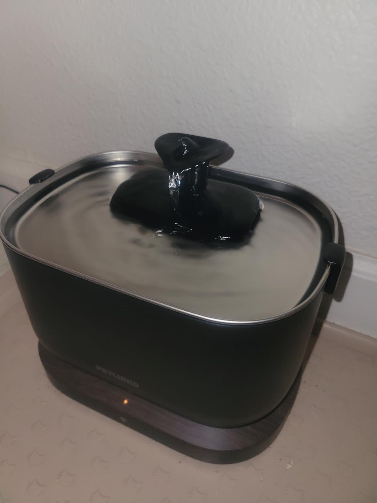 PETLIBRO Cat Water Fountain, App Monitoring Pet Fountains for Cats Indoor with Stainless Steel Tray, 2.5L/84oz Dockstream Automatic Water Dispenser for Drinking, 2.4G Wi-Fi Smart Bowl Inside customer photo 2