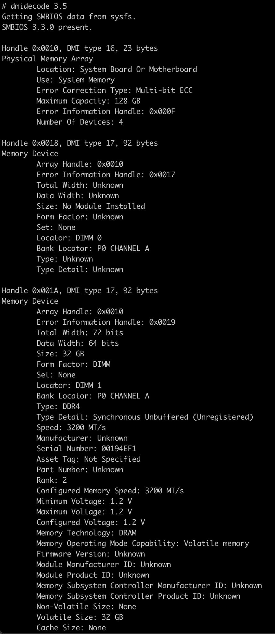 OWC 128GB (4x32GB) DDR4 3200MHz PC4-25600 CL22 2RX8 ECC Unbuffered UDIMM 1.2V 288-pin Workstation Server Memory RAM customer photo 1