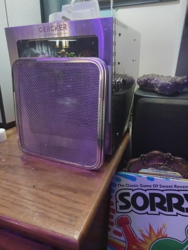 Food-Dehydrator Machine 8 Stainless Steel Trays, 500W Jerky Dehydrator for Meat, 190ºF Mushroom Dryer, 24H Timer Fruits Dryer for Herbs, Veggies, Yogurt & Dog Treats customer photo 2