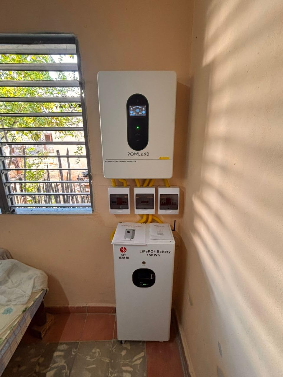 POWLAND 12000W Grid-Tied Hybrid Solar Inverter with WiFi | Battery-Free Design | 48V DC to 120V/240V AC Split Phase | Built-in 200A MPPT | Works with 48V LiFePO4/Lead Acid Batteries, UL1741 customer photo 1