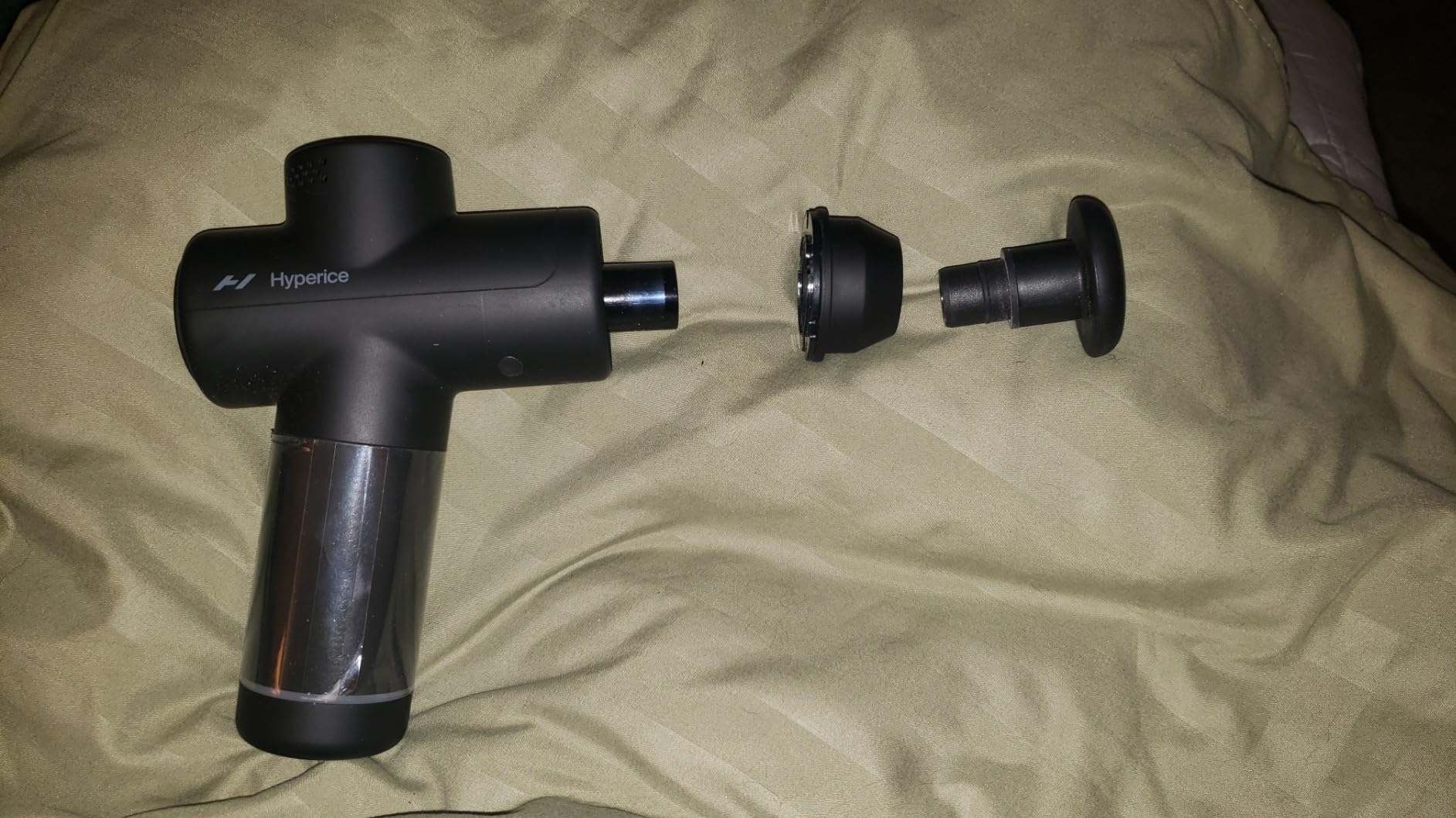 Hyperice Hypervolt Go 2 - Black - Featuring Quiet Glide Technology - Handheld Percussion Massage Gun - 3 Speeds, 2 Interchangeable Heads - Helps Relieve Sore Muscles and Stiffness customer photo 2