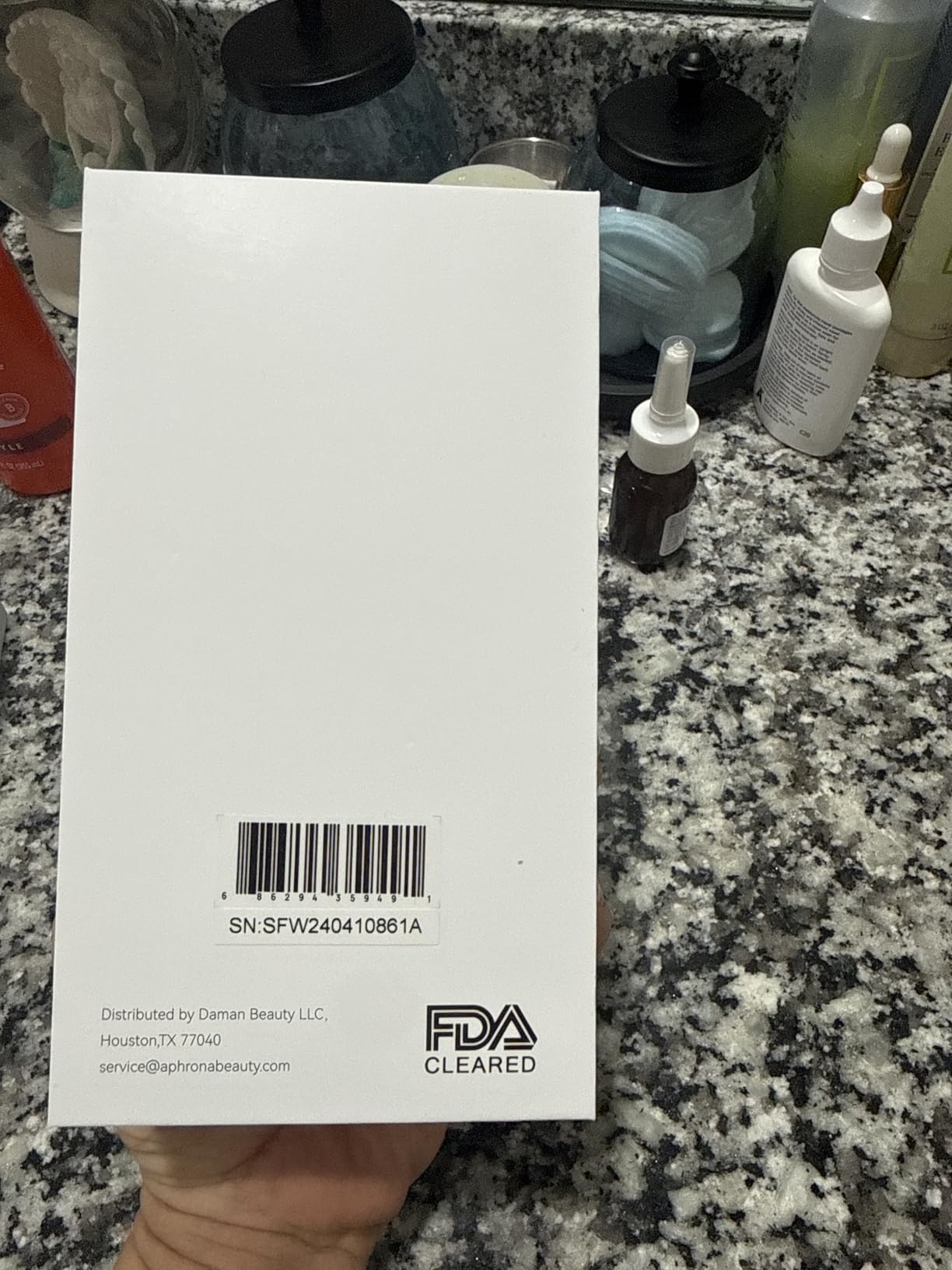 Aphrona Galvanic Spa - Facial Toning Device - Micro-Current Gua Sha face Tone Device - Skin Firming - FDA Cleared Facial Massager customer photo 1