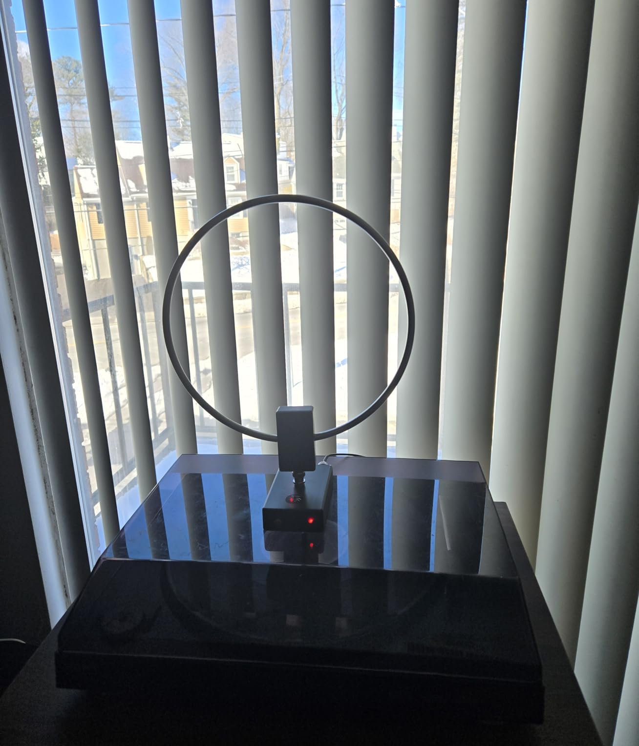 GA800 Loop Antenna, GOOZEEZOO Active Shortwave Radio Antenna with BNC Cable 10KHz-159MHz HF LW MW SW FM Air V Band Portable Receiving Antenna for Ham Radio(Free of Tuning) customer photo 1