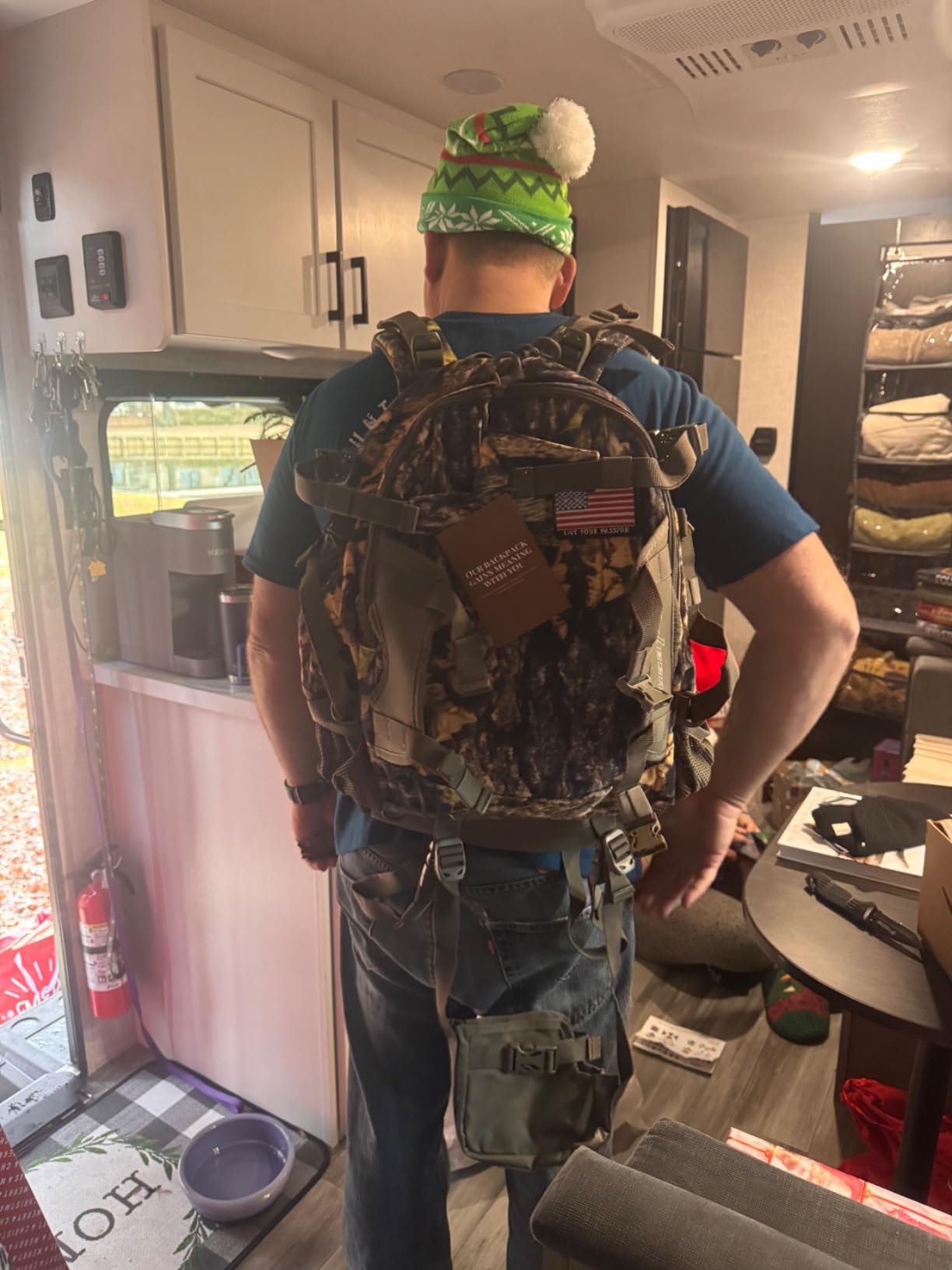 YVLEEN Hunting Backpack, Waterproof Camo Hunting Packs for Men customer photo 1