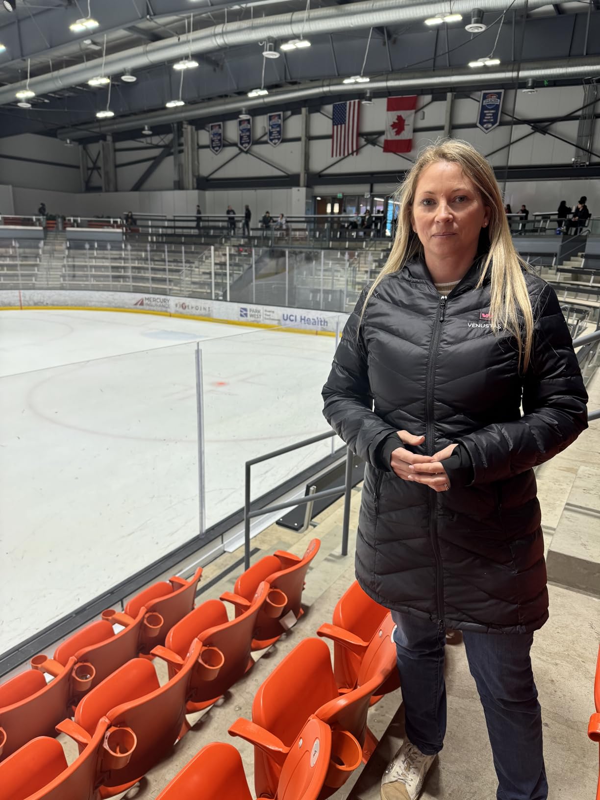 Venustas Women's Long Heated Down Jacket with Battery, 90% Duck Down Quilted Heated Puffer Jacket for Outdoor Camping Skiing customer photo 1