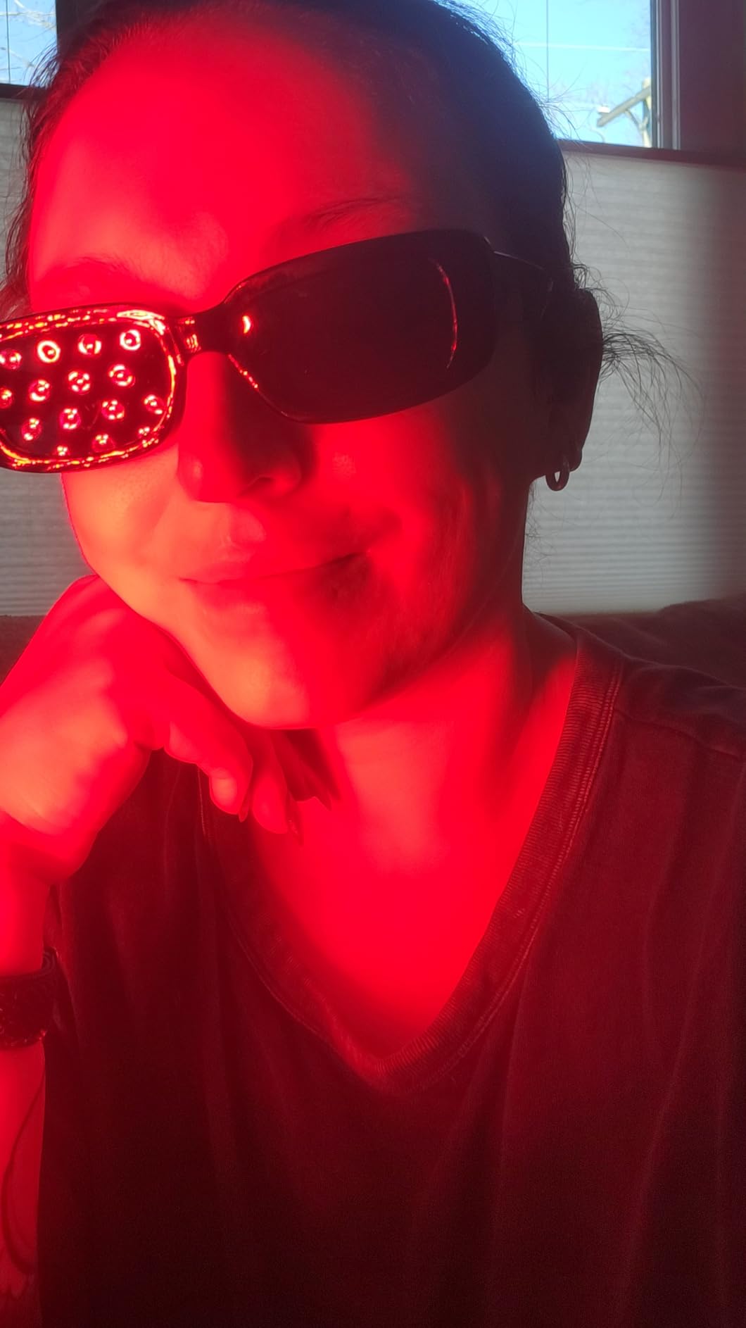 Hooga Red Light Therapy Panel Device - Full Body Panel, 630nm 660nm 810nm 850nm Red & Near Infrared Light Therapy, 300 Quad Chip LEDs, Brightness Control, Pulse Mode - ULTRA1500 customer photo 2