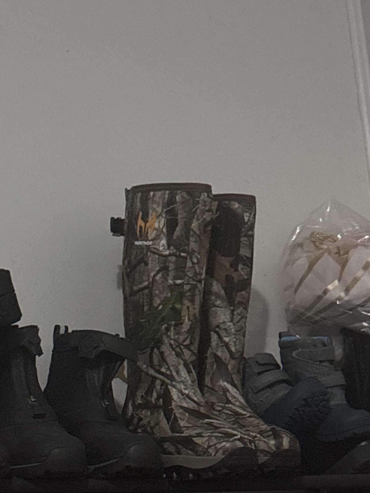 Hunting Boots for Men, Waterproof Insulated 6mm Neoprene Rubber Boots for Hunting and Outdoor Activities (Camo) customer photo 1