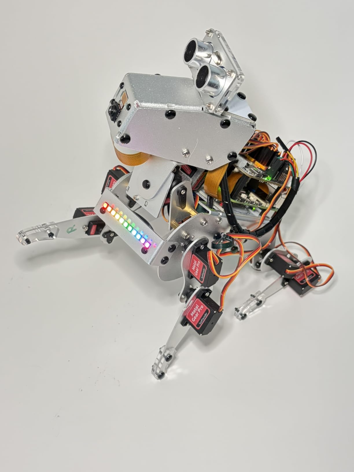 SunFounder PiDog AI Robot Dog Kit for Raspberry Pi 5/4/3B+/Zero 2W, LLMs ChatGPT-4o/Gemini/Grok, Voice & Video Recognition, Python, App Control customer photo 1