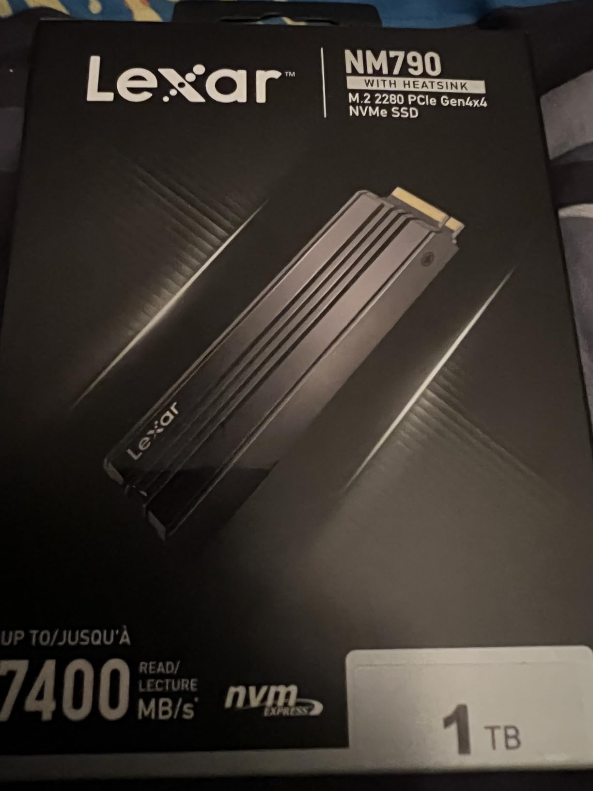 Lexar 4TB NM790 SSD with Heatsink PCIe Gen4 NVMe M.2 2280 Internal Solid State Drive, Up to 7400/6500 MB/s Read/Write, Compatible with PS5, for Gamers and Creators customer photo 2