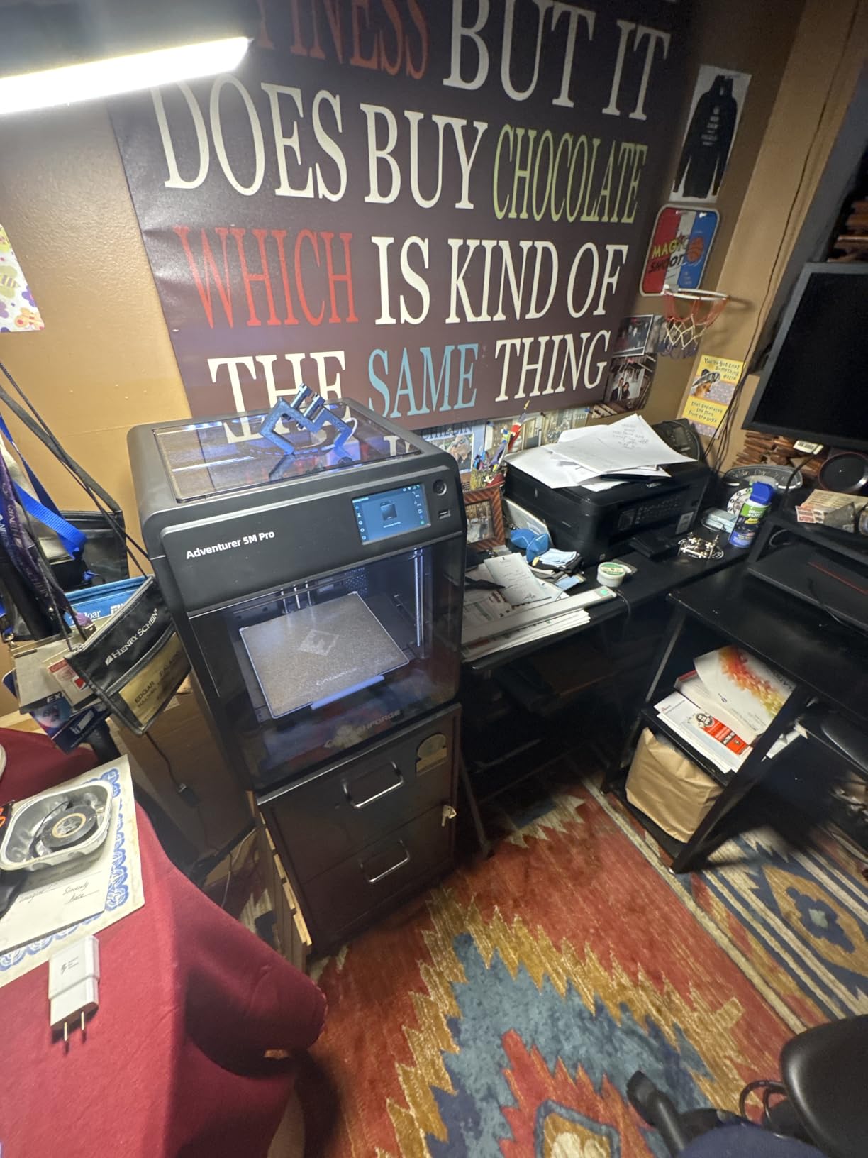 FLASHFORGE Adventurer 5M Pro 3D Printer with 1 Click Auto Printing System, 600mm/s High-Speed, Quick Detachable 280°C Nozzle, Core XY All-Metal Structure, 220x220x220mm customer photo 2