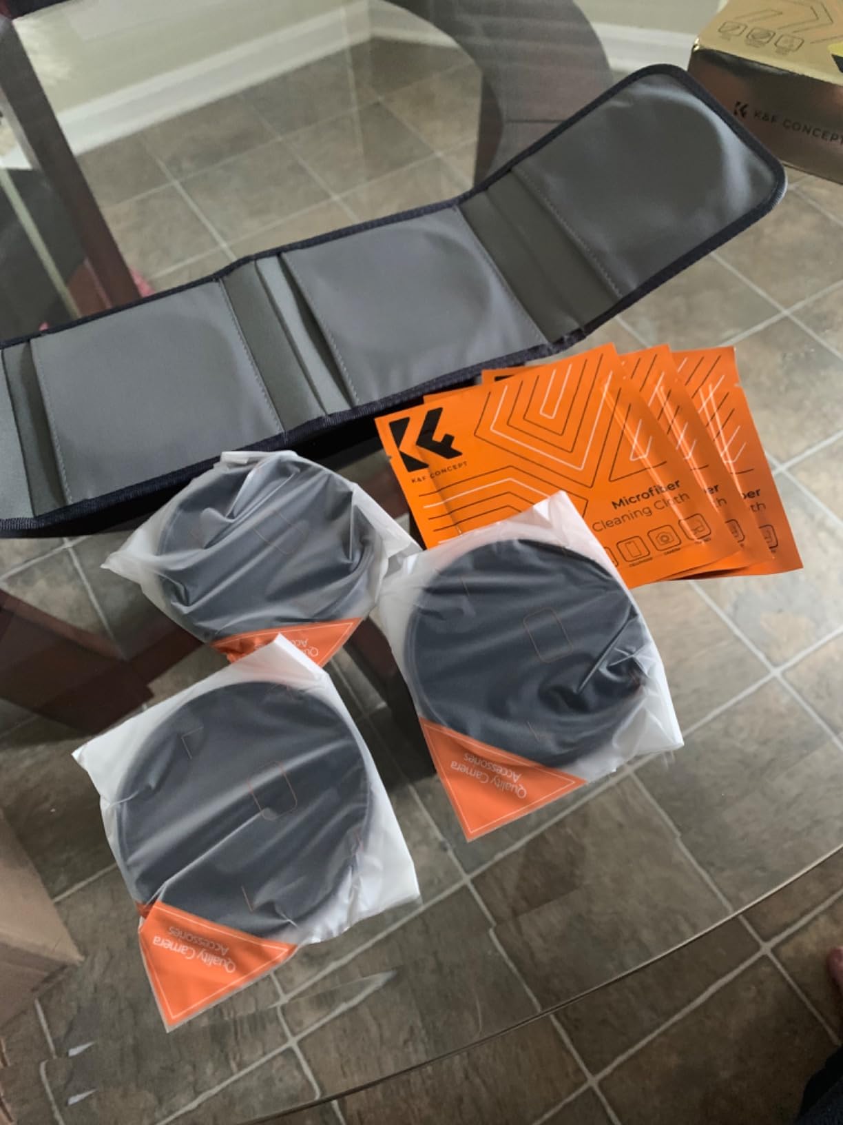 K&F CONCEPT 67mm ND8 ND64 ND1000 ND Lens Filters Kit- Optical Glass 24 Multi-Coated Waterproof Camera Lens Filters Set with Filter Pouch and Cleaning Cloths customer photo 2