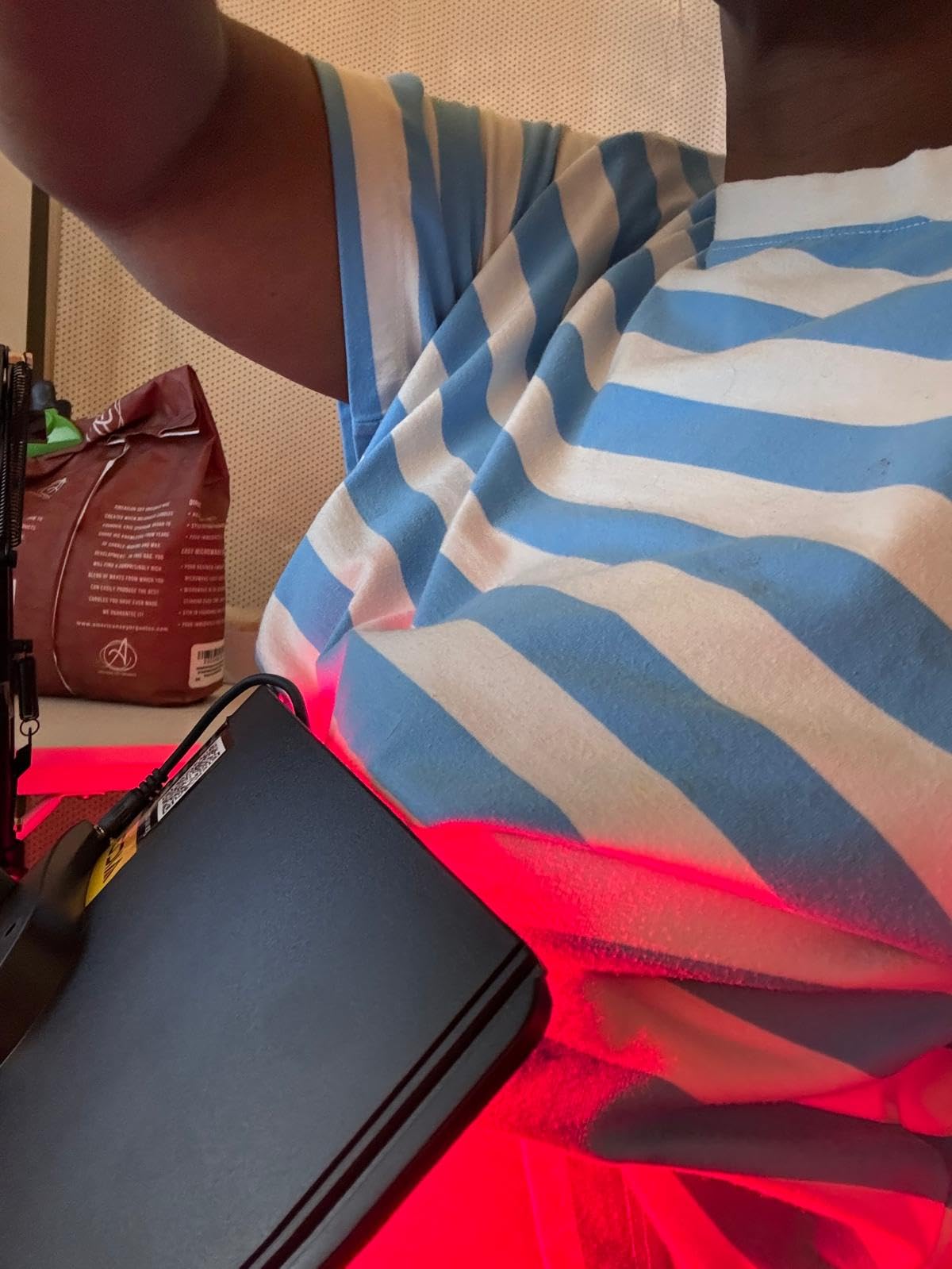 Red Light Therapy for Face and Body, Red Infrared Light Therapy Lamp with Stand Led 660nm Red Light-Therapy& 850nm Infrared Light Device for Body customer photo 2