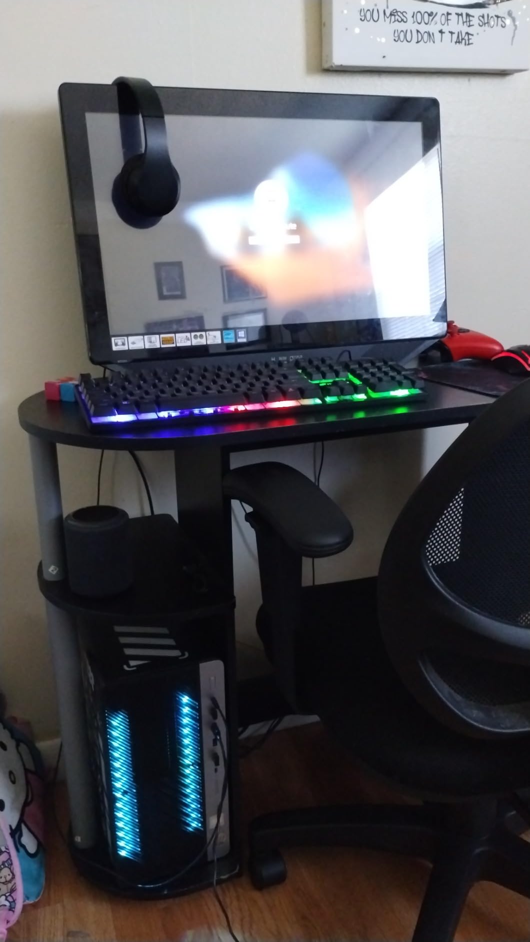 HP RGB Gaming Desktop Computer, Intel Quad Core I5-6500 up to 3.6GHz, GeForce GT 1030 2G, 16GB DDR4, 512G SSD, RGB Keyboard & Mouse, 600M WiFi & Bluetooth 5.0, Windows 11 (Renewed) customer photo 1