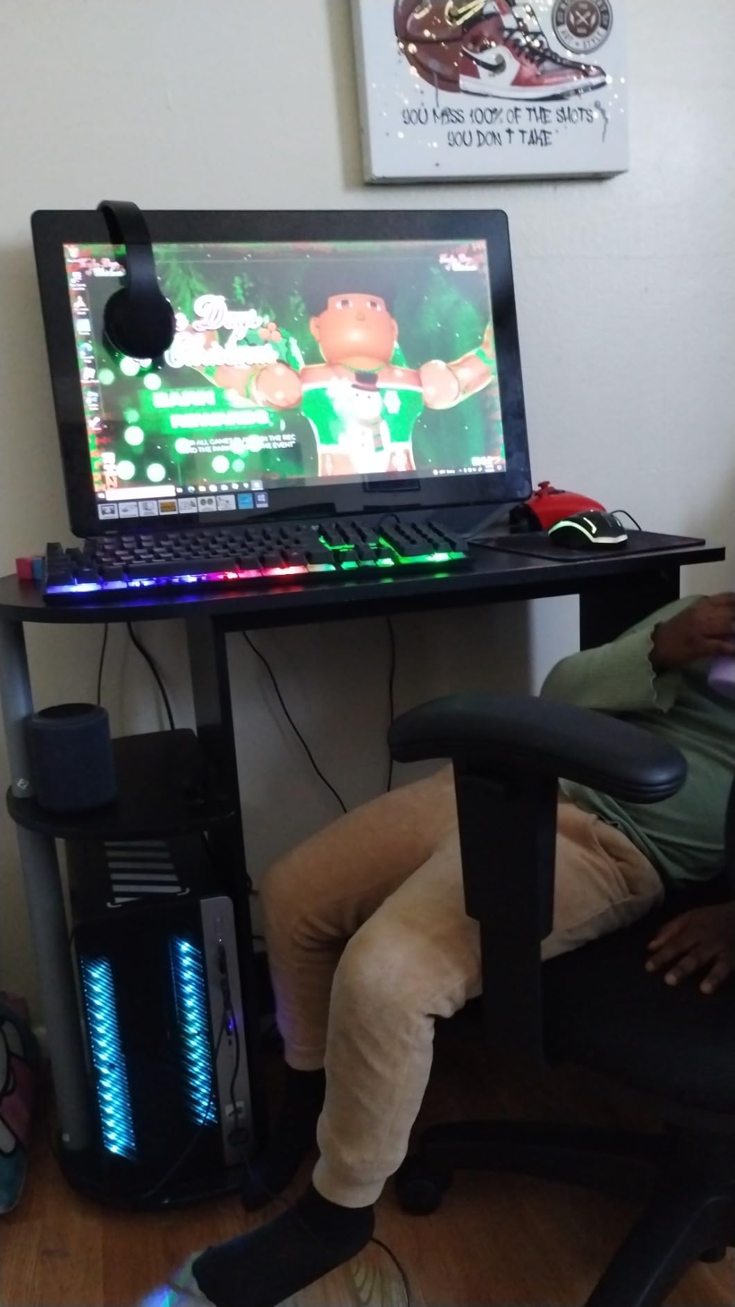 HP RGB Gaming Desktop Computer, Intel Quad Core I5-6500 up to 3.6GHz, GeForce GT 1030 2G, 16GB DDR4, 512G SSD, RGB Keyboard & Mouse, 600M WiFi & Bluetooth 5.0, Windows 11 (Renewed) customer photo 2