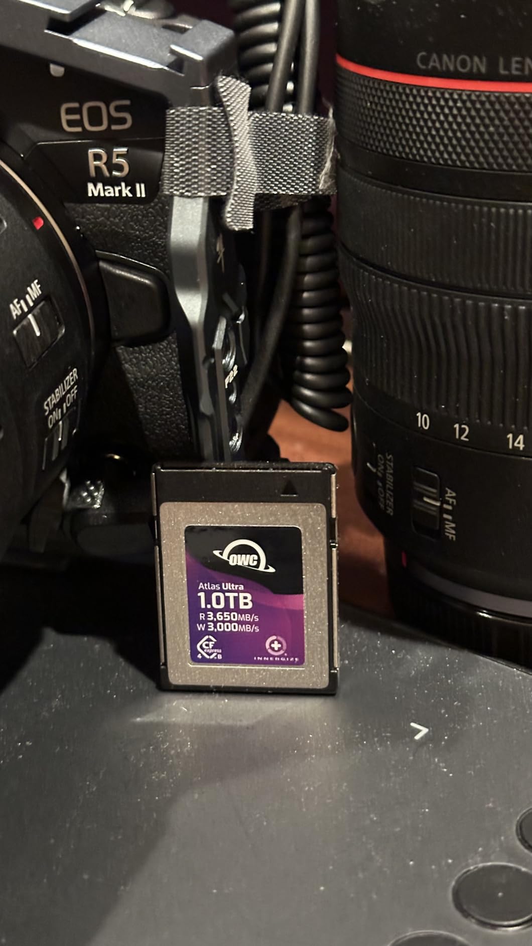 OWC 1.0TB Atlas Ultra High-Performance CFexpress 4.0 Type B Memory Card, up to 3650MB/s Read, for Pro Video and Photo customer photo 2