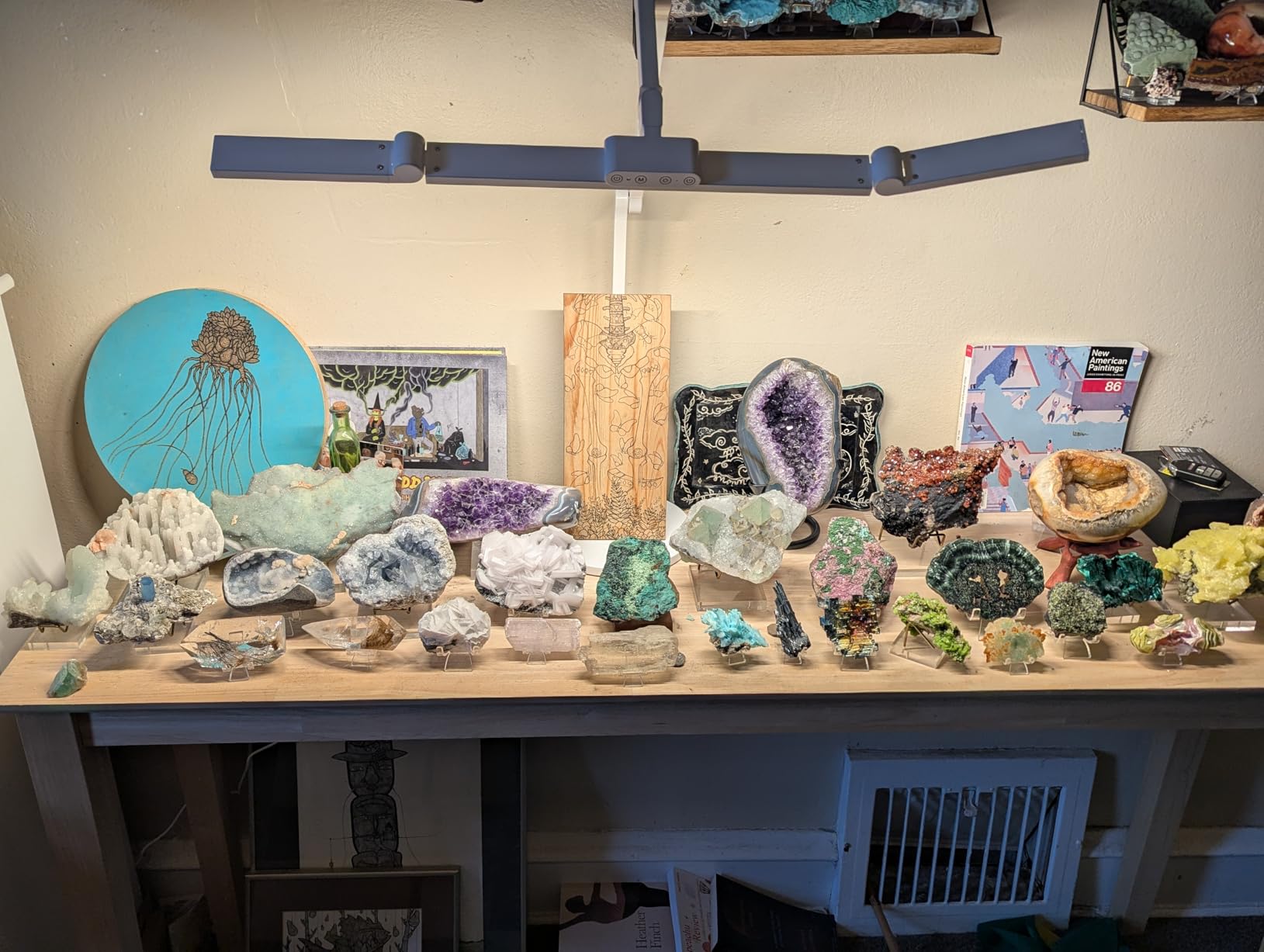 Micomlan Architect Desk Lamp with Atmosphere Lighting, Adjustable Led Desk Light for Home Office with Base, 24W Bright Auto Dimming Table Light with Rotatable Swing Arm for Workbench Computer customer photo 2