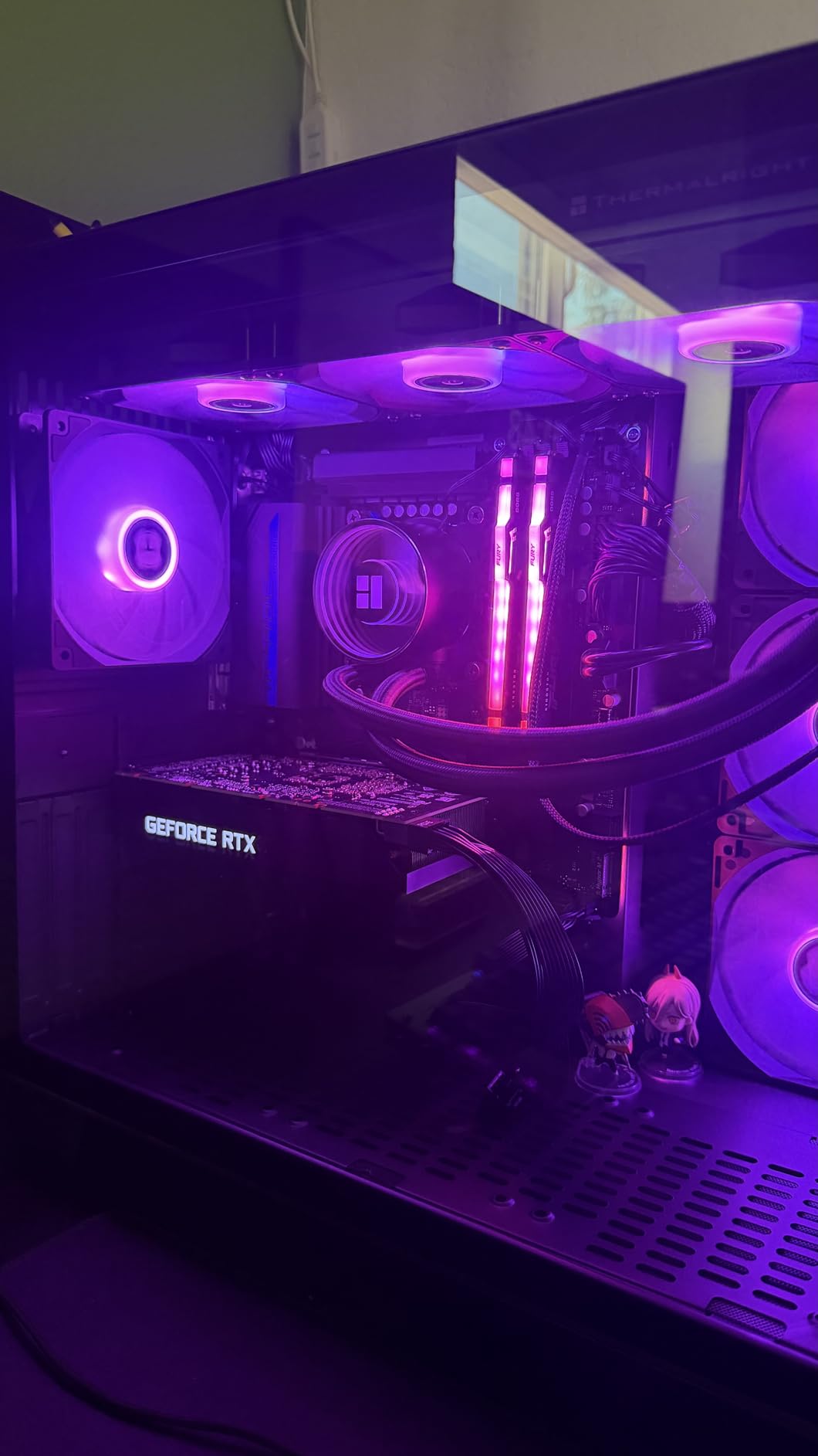 ASRock B760M PG Riptide WiFi Micro-ATX Motherboard | Supports 14th/13th/12th Gen Intel | DDR5 7200+ (OC) | WiFi 6E | 2.5G LAN | 14+1+1 Power Phase | Front & Rear USB-C customer photo 1