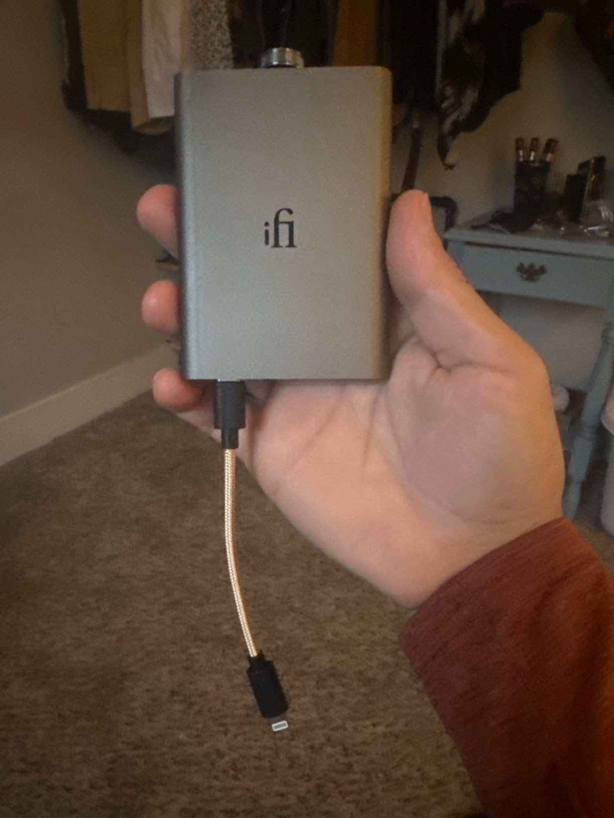 iFi hip-dac3 - Portable Hi-Res DAC/Headphone Amp - True Balanced Circuit, 400mW Output, Dual USB-C, PCM 384kHz/DSD256/MQA Decoding, XBass Analog Enhancement, PowerMatch, iEMatch & up to 12hrs Playtime customer photo 2