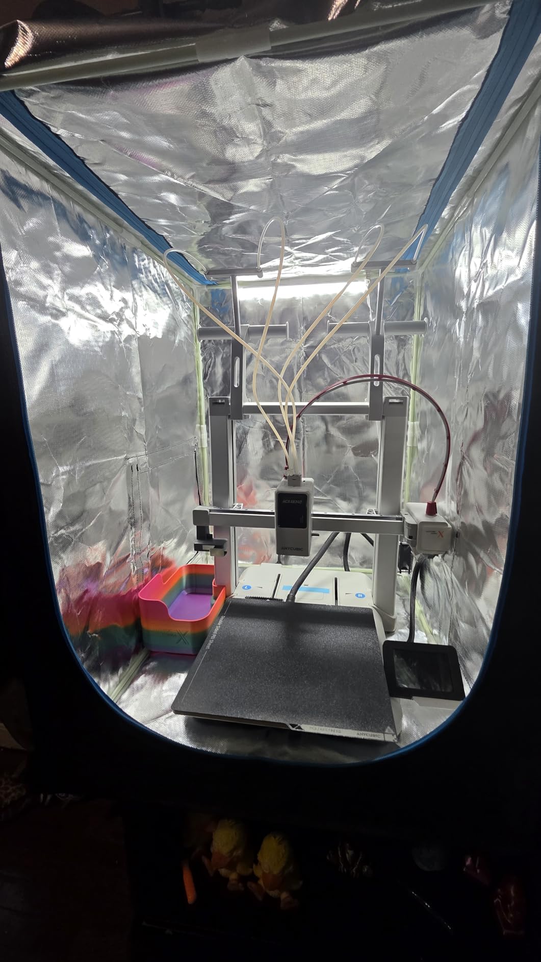 3D Printer Enclosure with Ventilation Kit, LED Light, Thermo-Hygrometer, Premium Fireproof Dustproof Tent for Creality Ender 3 V3 SE/KE/Ender 3/3 Pro/3V2/3S1/Neo customer photo 1