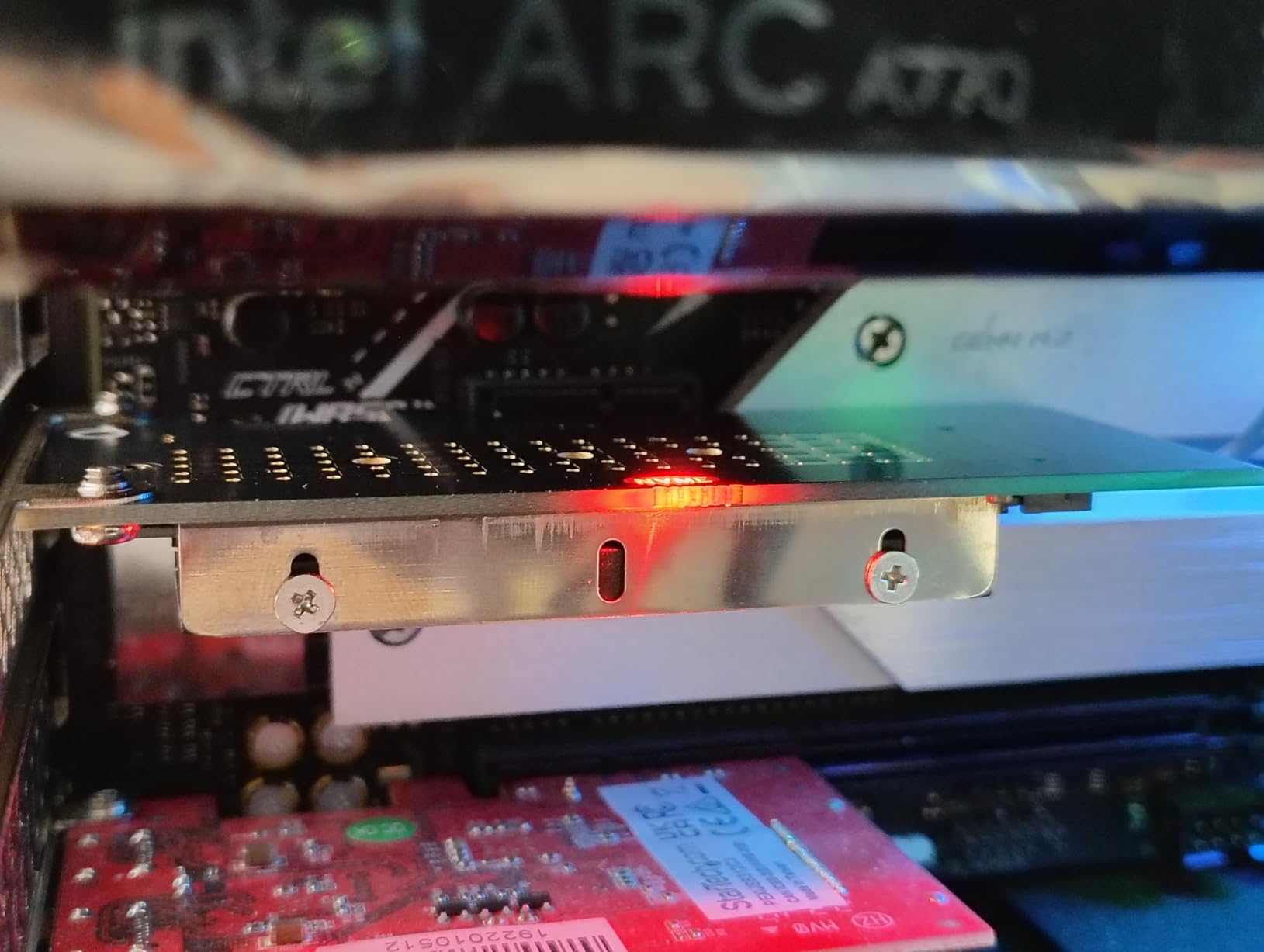 GLOTRENDS PA09-X1-HS M.2 NVMe to PCIe X1 Adapter with M.2 Heatsink for 2230/2242/2260/2280 M.2 NVMe SSD, PCIe X1 Installation customer photo 1