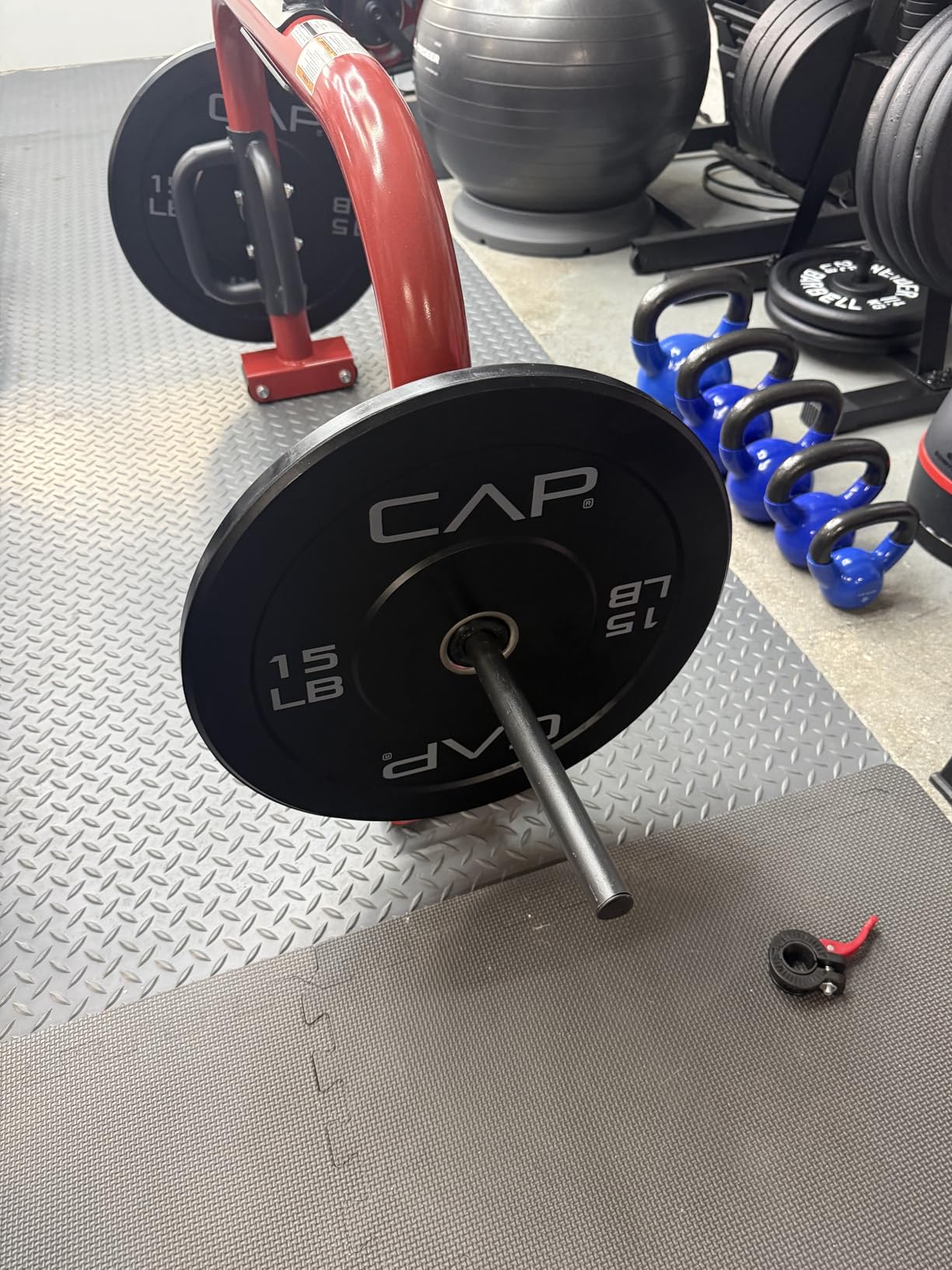 CAP Barbell Rubber Olympic Bumper Plate | Multiple Options/Colors customer photo 1