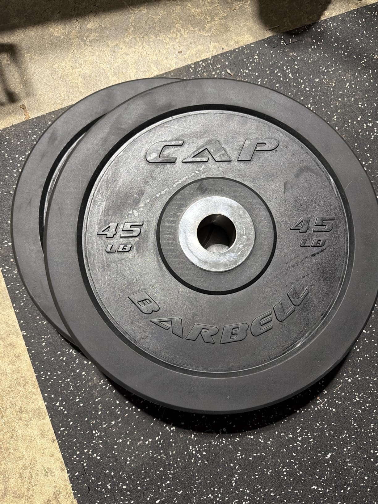 CAP Barbell Rubber Olympic Bumper Plate | Multiple Options/Colors customer photo 2