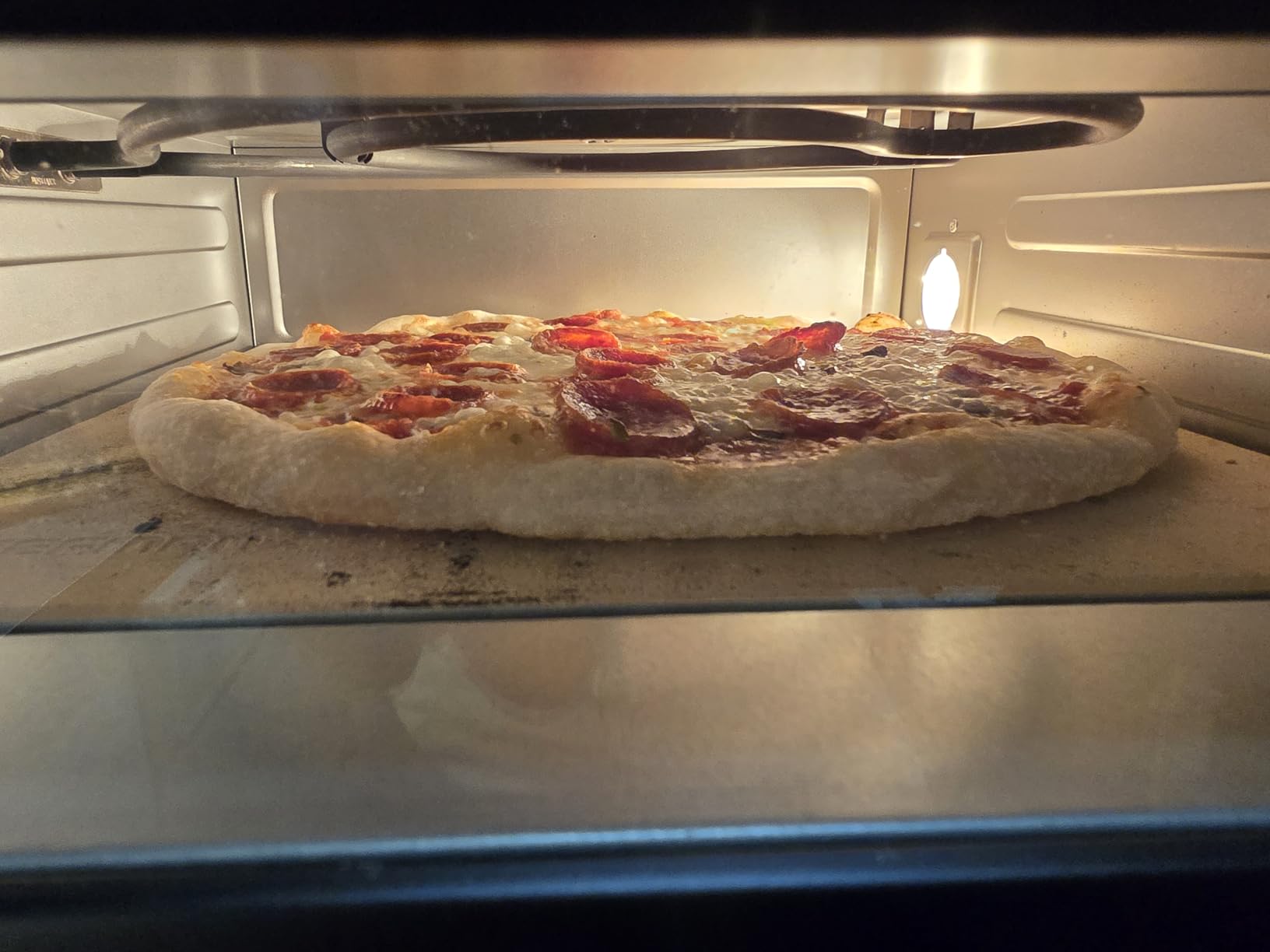 CHEFMAN Indoor Pizza Oven - Makes 12 Inch Pizzas in Minutes, Heats up to 800°F - Countertop Electric Pizza Maker with 5 Touchscreen Presets, Pizza Stone and Peel Included - Stainless Steel customer photo 2