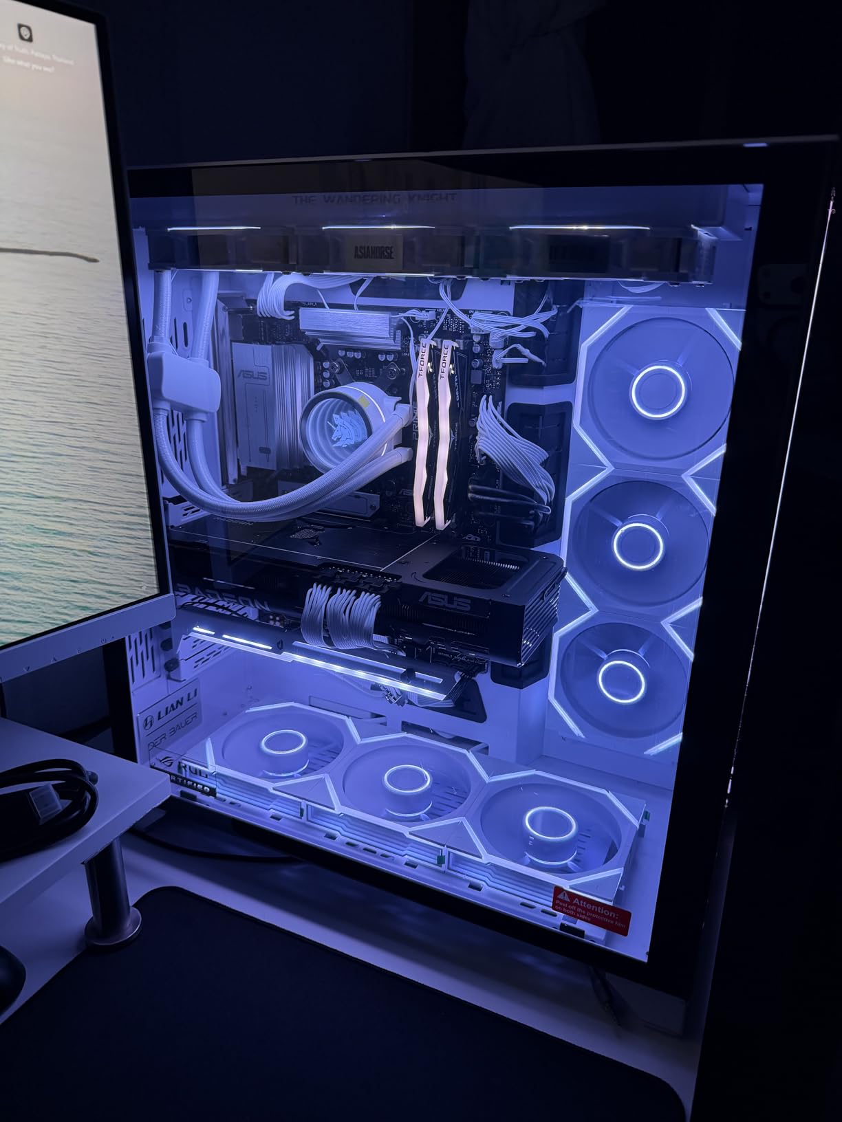 AsiaHorse WK-A360 ARGB All-in-One AIO CPU Liquid Cooler, Wandering Knight 360mm Water Cooling System with Dual High-Performance Pump and 3x120mm PWM Fans, Compatible with Intel & AMD CPUs (Black) customer photo 2