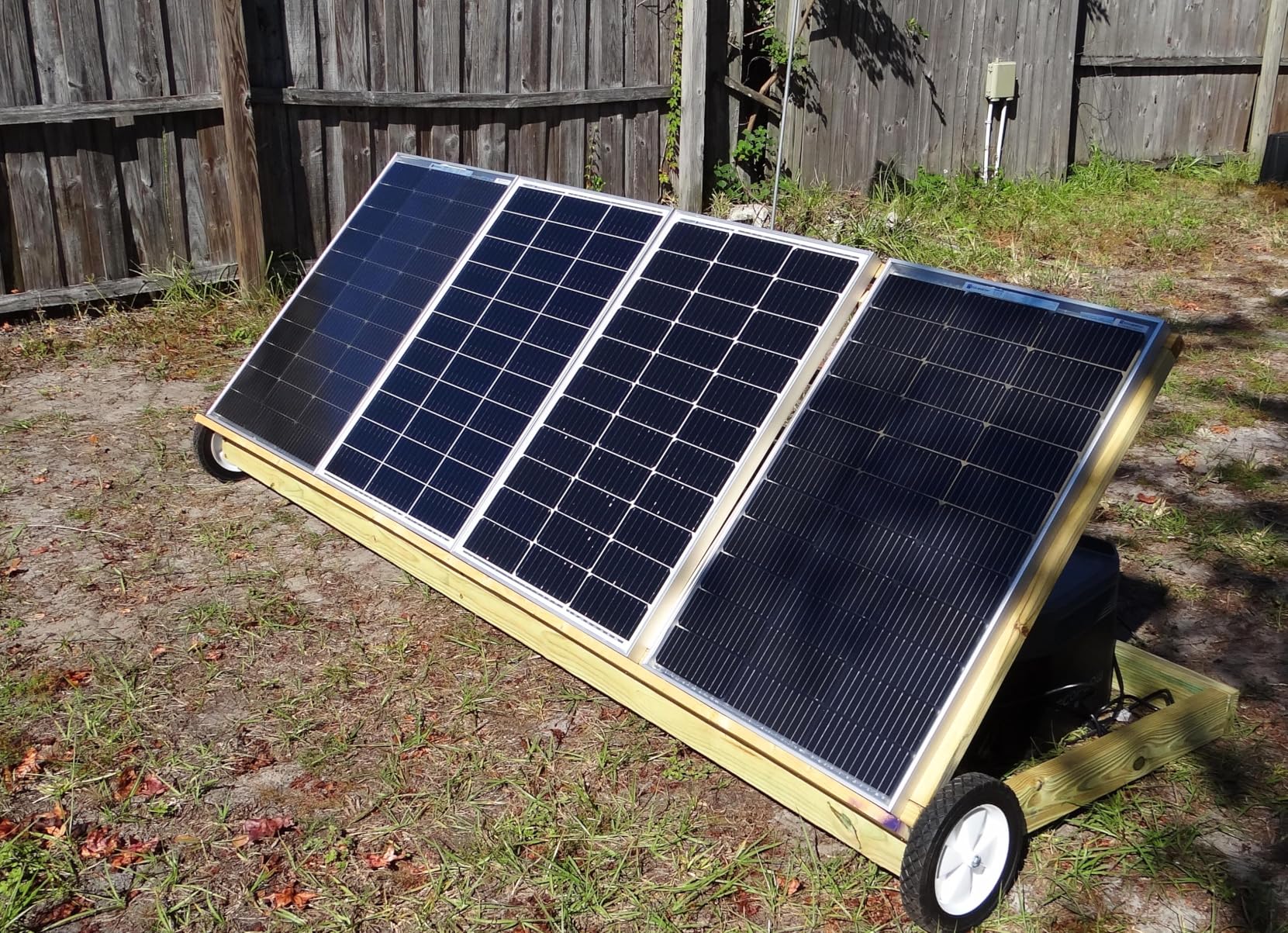 ECO-WORTHY 200 Watt Bifacial Solar Panel 2pcs 100 Watt Monocrystalline Solar Panel Module Off Grid PV Power for Home, Camping, Boat, Shed Farm, RV,12V/24V Battery customer photo 1