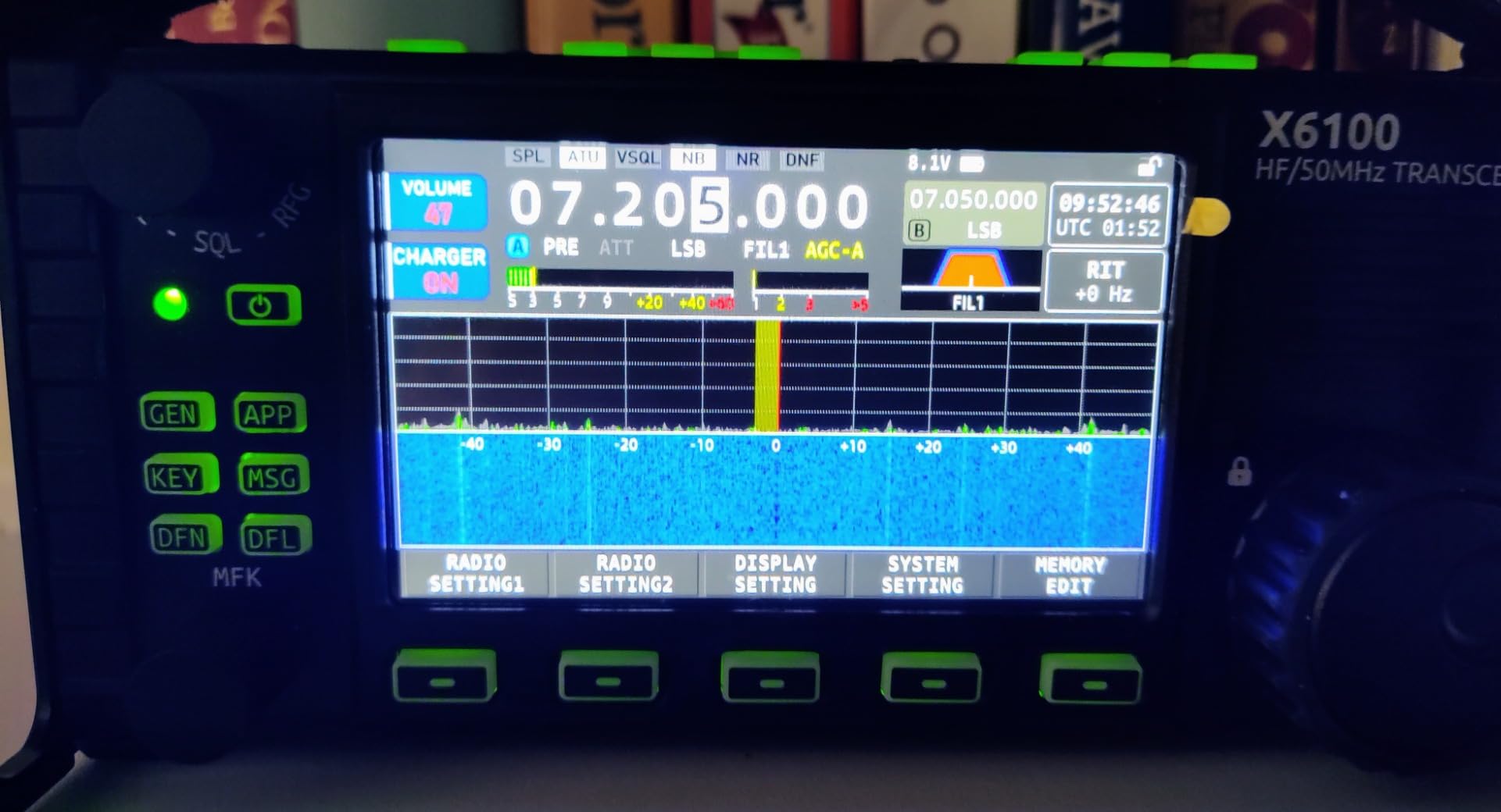 X6100 HF Radio Transceiver, 10W Full Mode SDR Radio Supports BT with 4