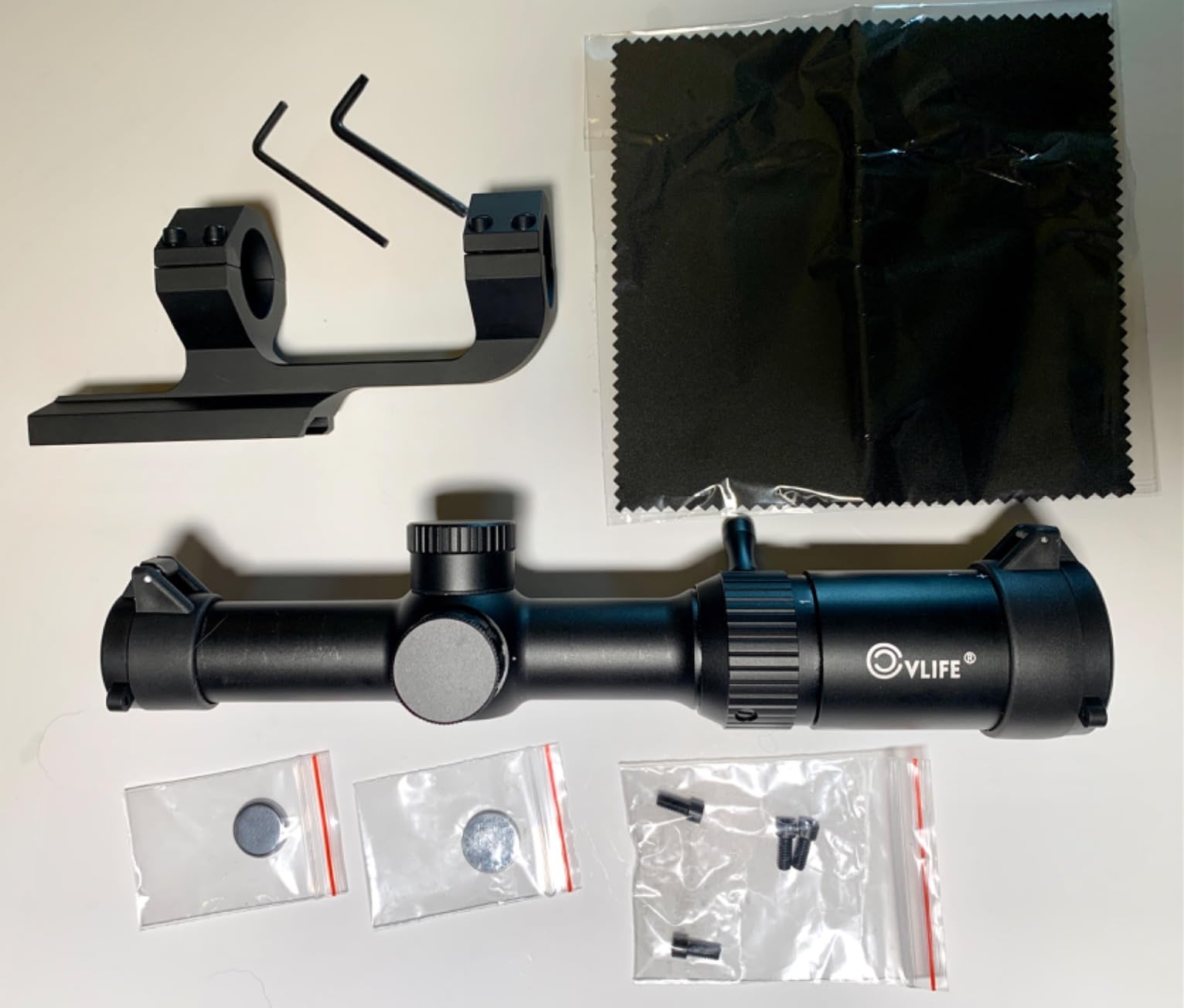 CVLIFE JackalHowl 1-4x20 LPVO Rifle Scope with Cantilever Mount, Illuminated Reticle Rimfire Scope Compact Riflescope with Zero Reset customer photo 2