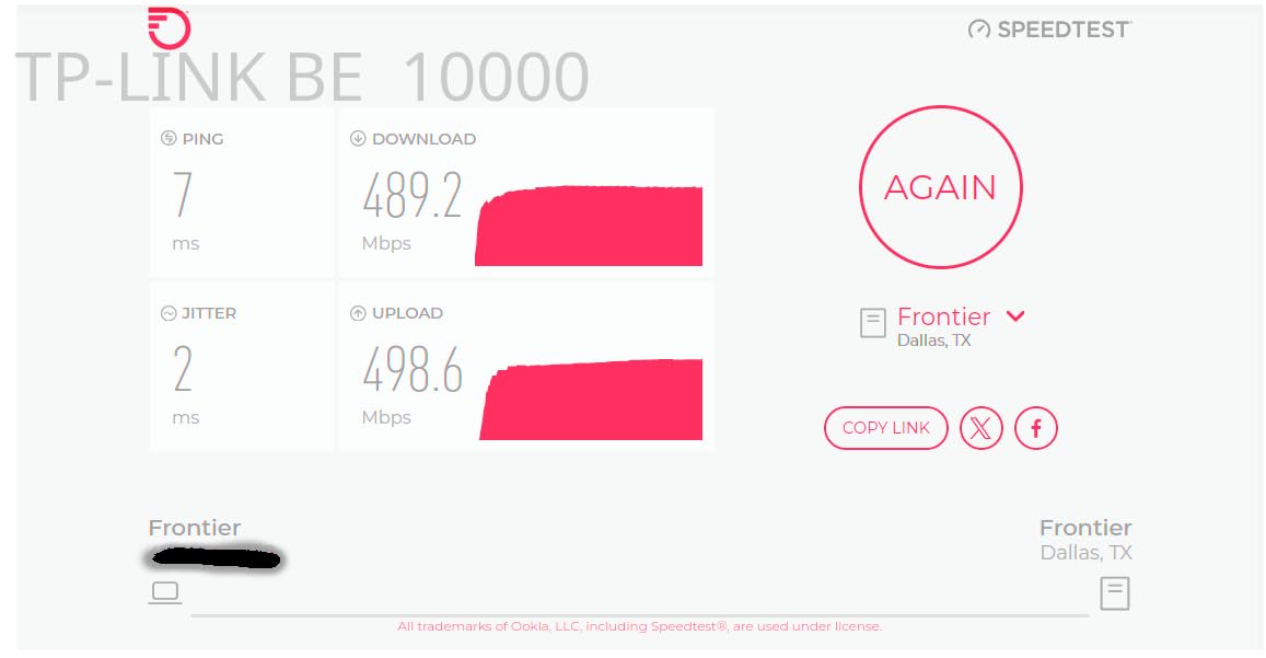 TP-Link Deco 7 Pro BE63 Tri-Band WiFi 7 BE10000 Mesh System - 6-Stream 10 Gbps, 4X 2.5G Ports (1-Pack) customer photo 1