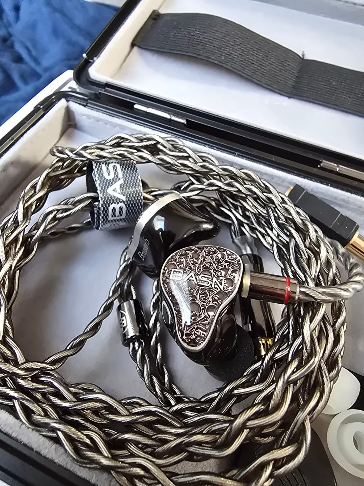 BASN Bmaster5 in Ear Monitors, 5 Drivers Drummer Headphones with Powerful Bass, Noise Isolation IEM Earbuds with Detachable MMCX Sliver-Plated OFC Cable for Musicians customer photo 1
