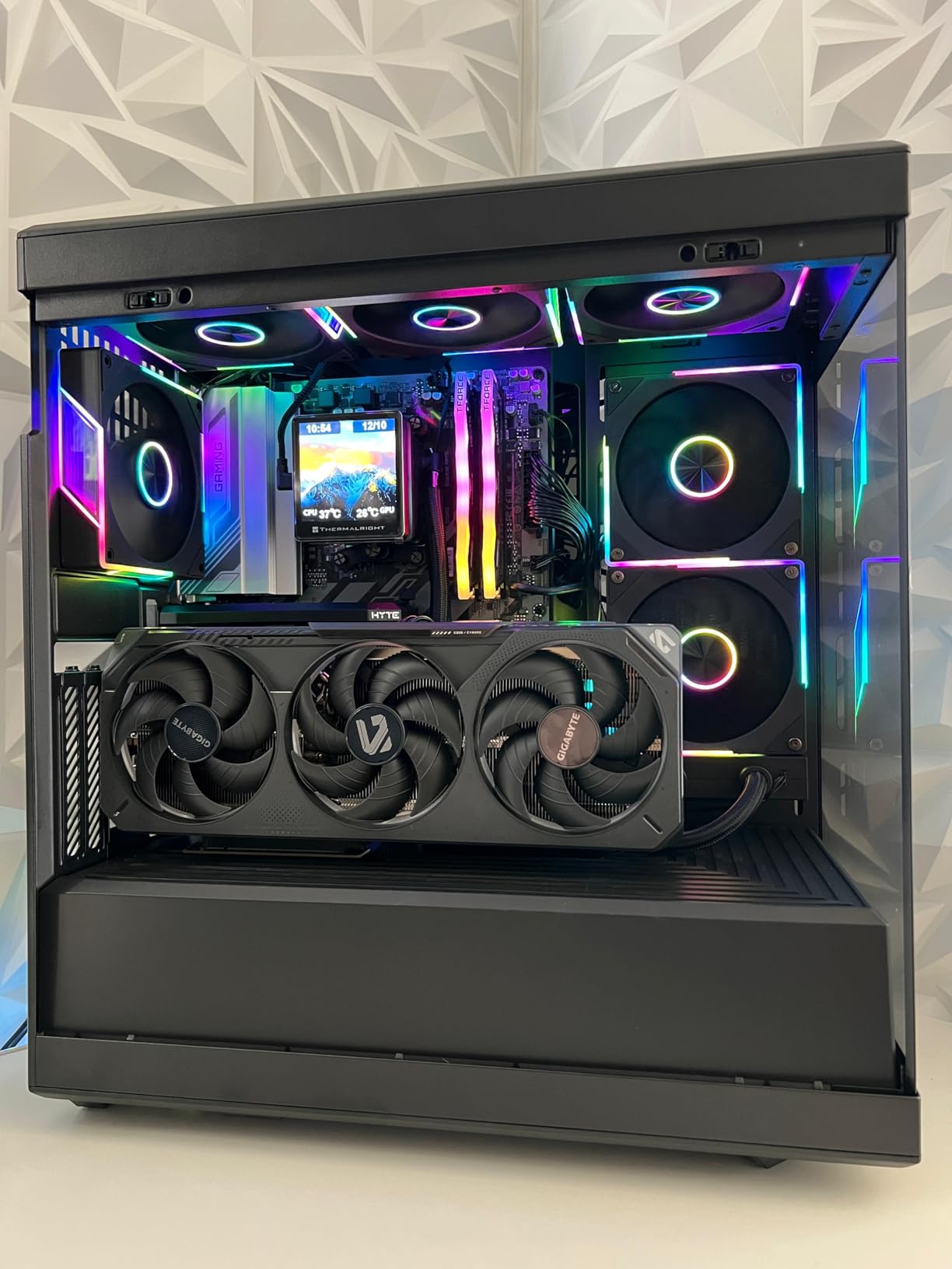 TEAMGROUP T-Force Delta RGB DDR5 Ram 48GB (2x24GB) 6400MHz PC5-51200 CL32 M-DIE Desktop Memory Module Ram for 600 700 Series Chipset XMP 3.0 Ready White customer photo 2