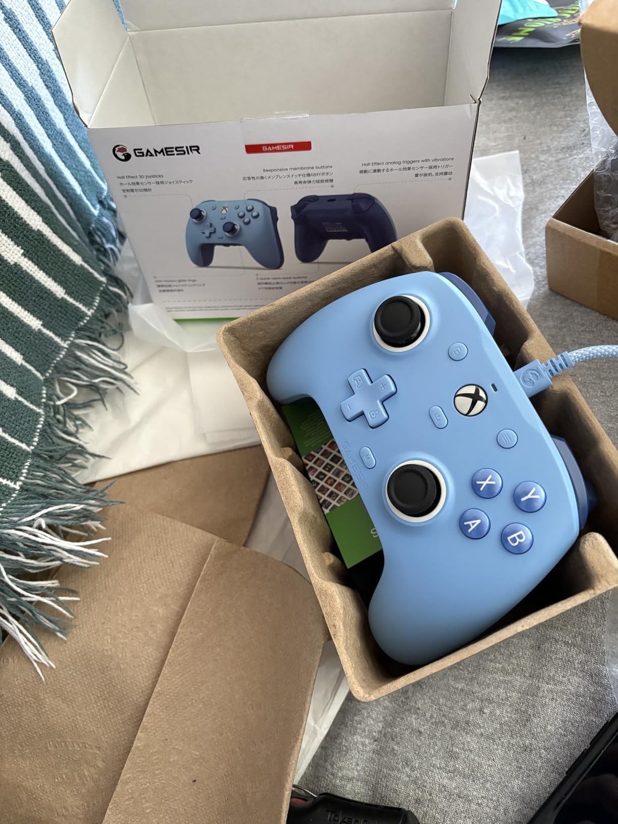 GameSir G7 SE Wired Controller with Hall Effect Joysticks - White customer photo 1