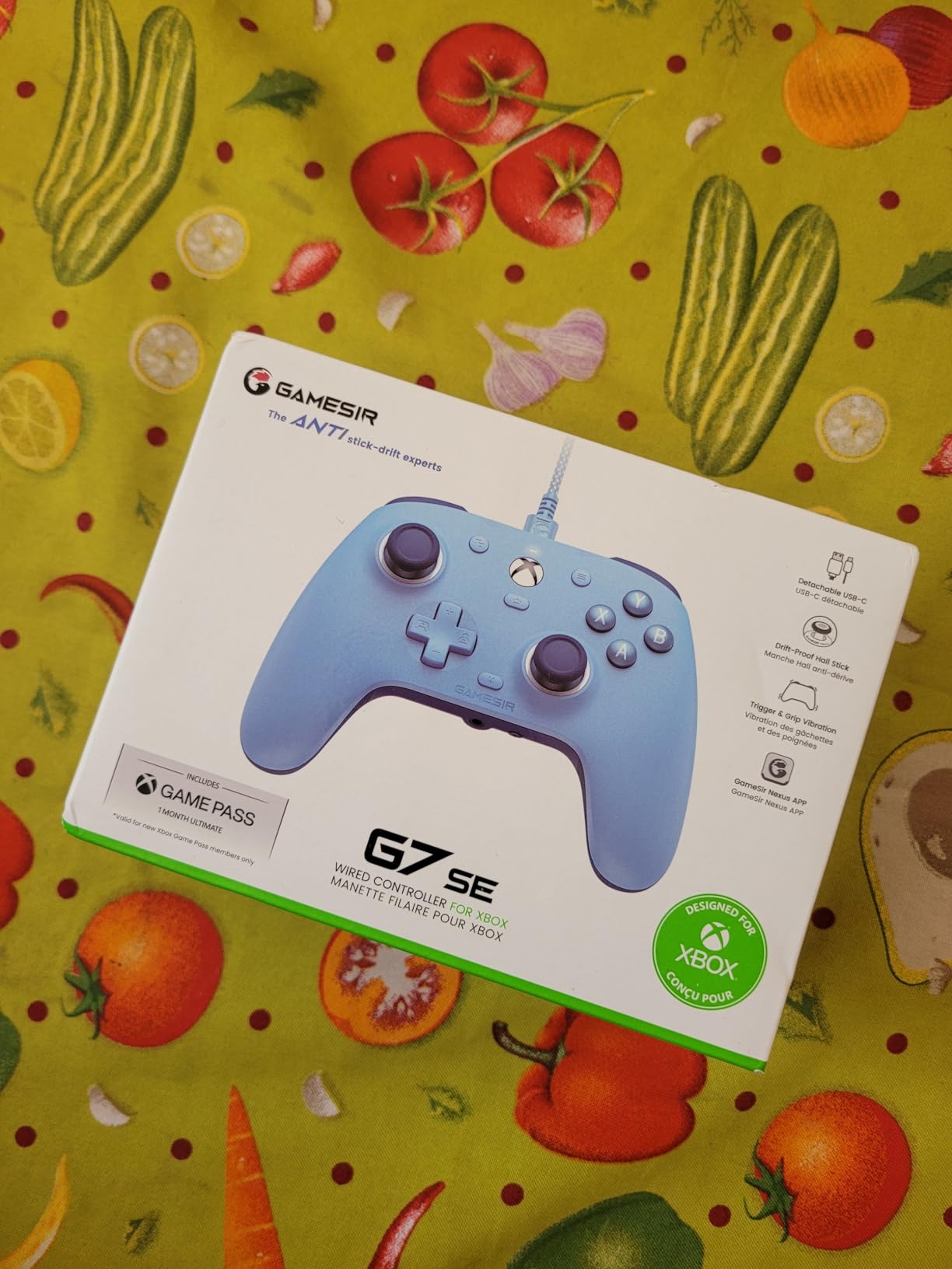 GameSir G7 SE Wired Controller with Hall Effect Joysticks - White customer photo 2