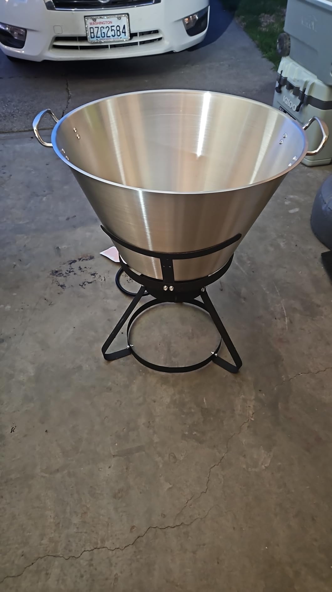 Gas One Propane Deep Fryer with 10Qt Deep Fryer Pot - High Grade Strainer Basket Aluminum Pot for Fish Fry Chicken Wings, Seafood Pot customer photo 2