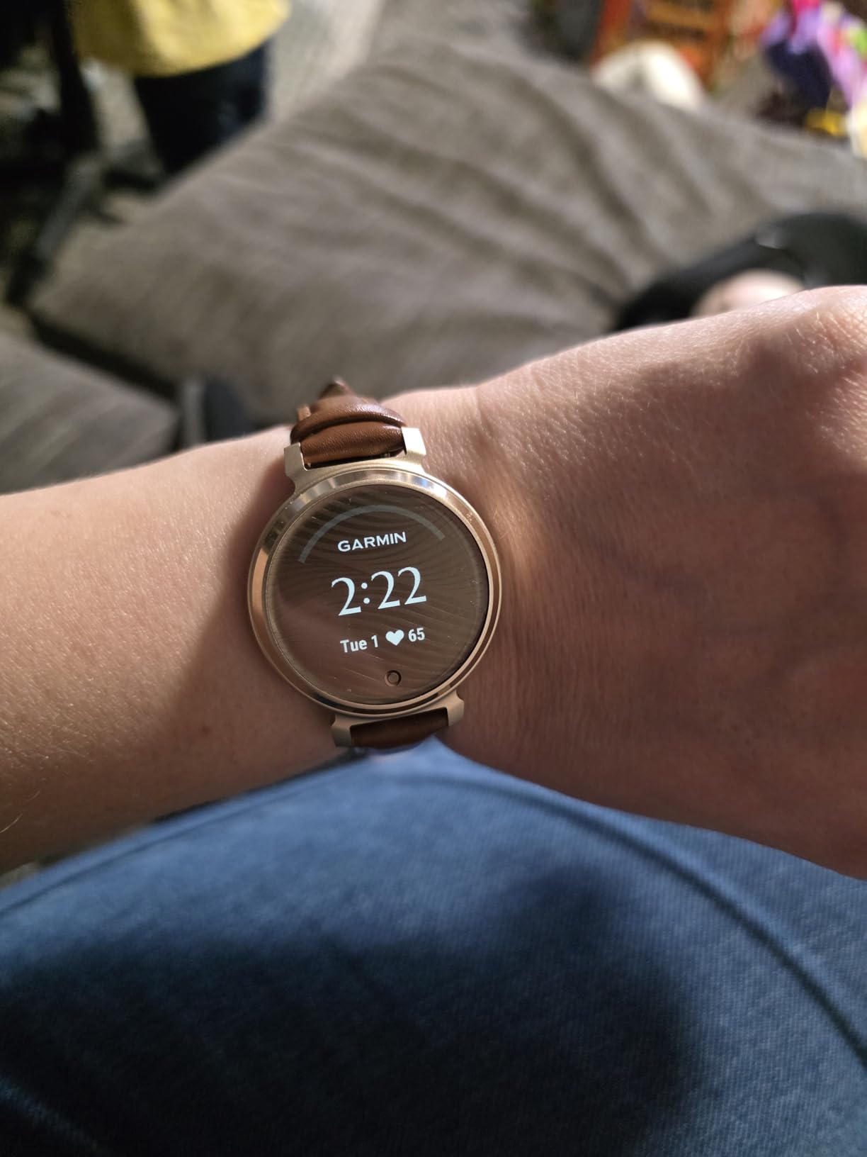 Lily 2, Small and Stylish Smartwatch, Hidden Display, Patterned Lens, Up to 5 Days Battery Life, Coconut customer photo 2