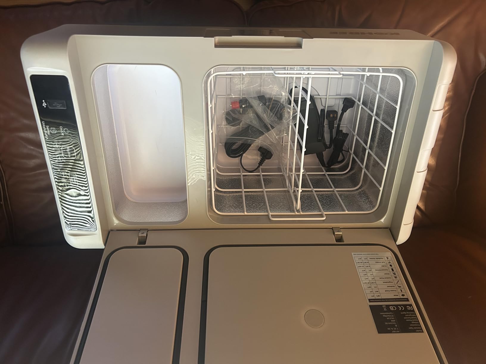 Kohree 12 Volt Car Refrigerator, 42 Quart (40L) Dual Zone Car Fridge, Portable Refrigerator Dual Door -4℉-68℉ Electric Cooler Portable Freezer 12/24V DC and 100-240V AC for RV, Camping, Travel customer photo 2