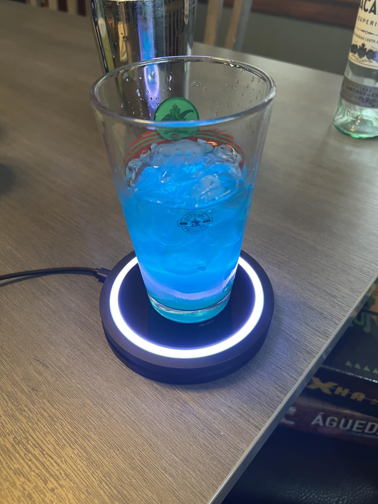 Barsys Smart Coaster 2.0 (Black) - Portable Cocktail Maker & Drink Mixer, App-Enabled Home Bartender Machine with 1000+ Recipes for Cocktails & Mocktails customer photo 1
