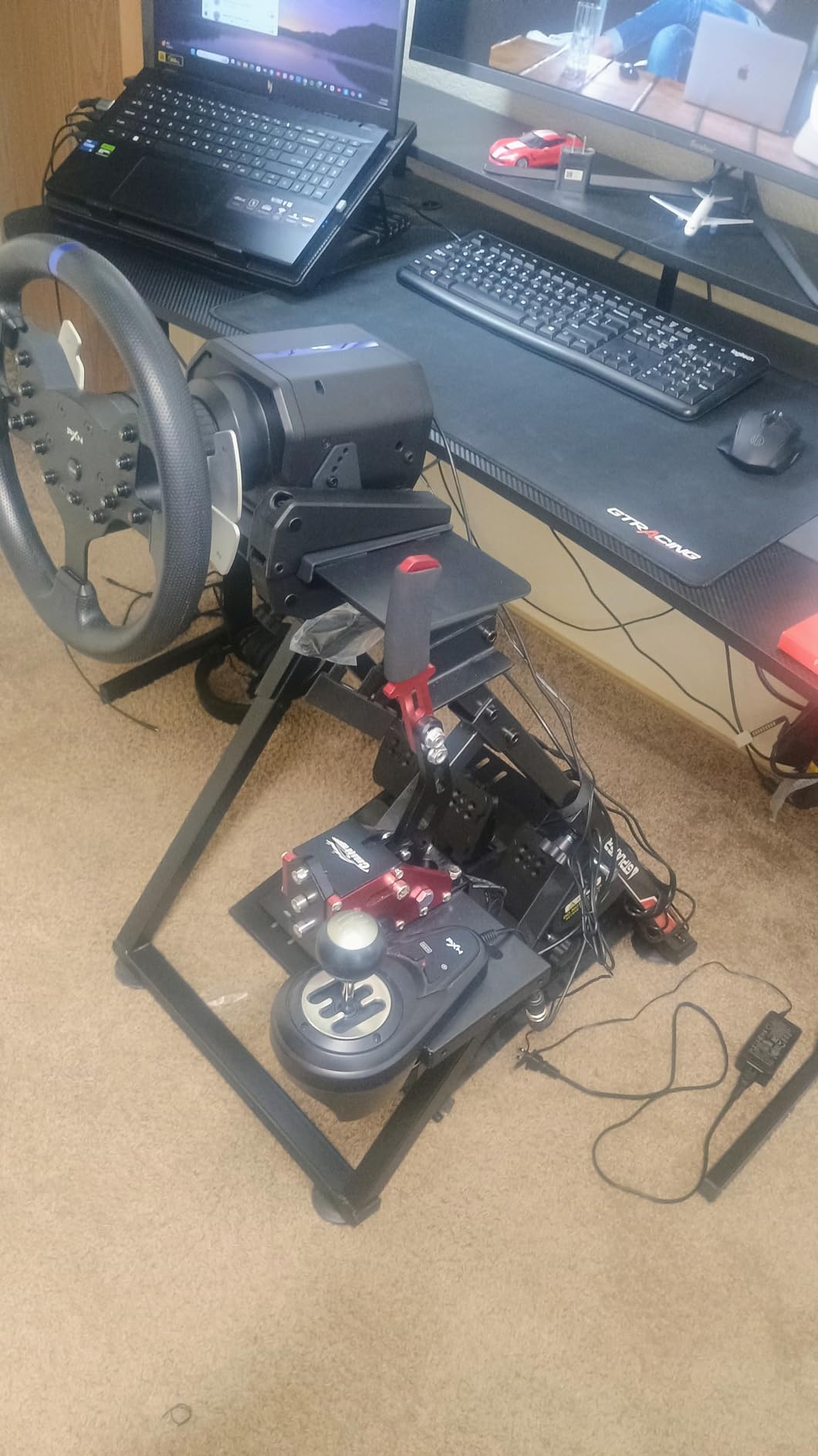 PXN V99 PC Racing Wheel, Real Force Feedback Steering Wheel with Pedals and Shifter, Detachable 270/900 Degree Race Steering Wheel Simulator for PC, Xbox One, Xbox Series X/S, PS4 customer photo 2