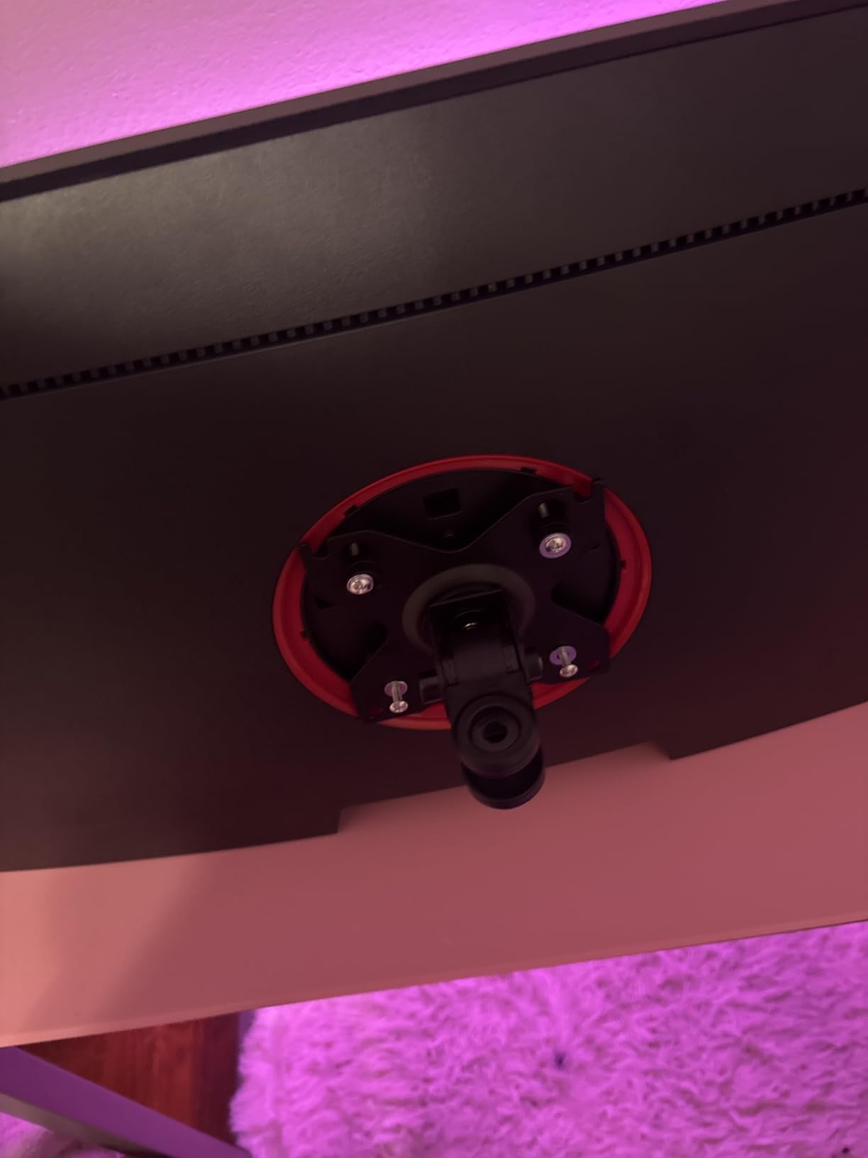 Amazon Basics Gas Spring Dual Computer Monitor Arm Desk Mount, Adjustable, Holds up to 27