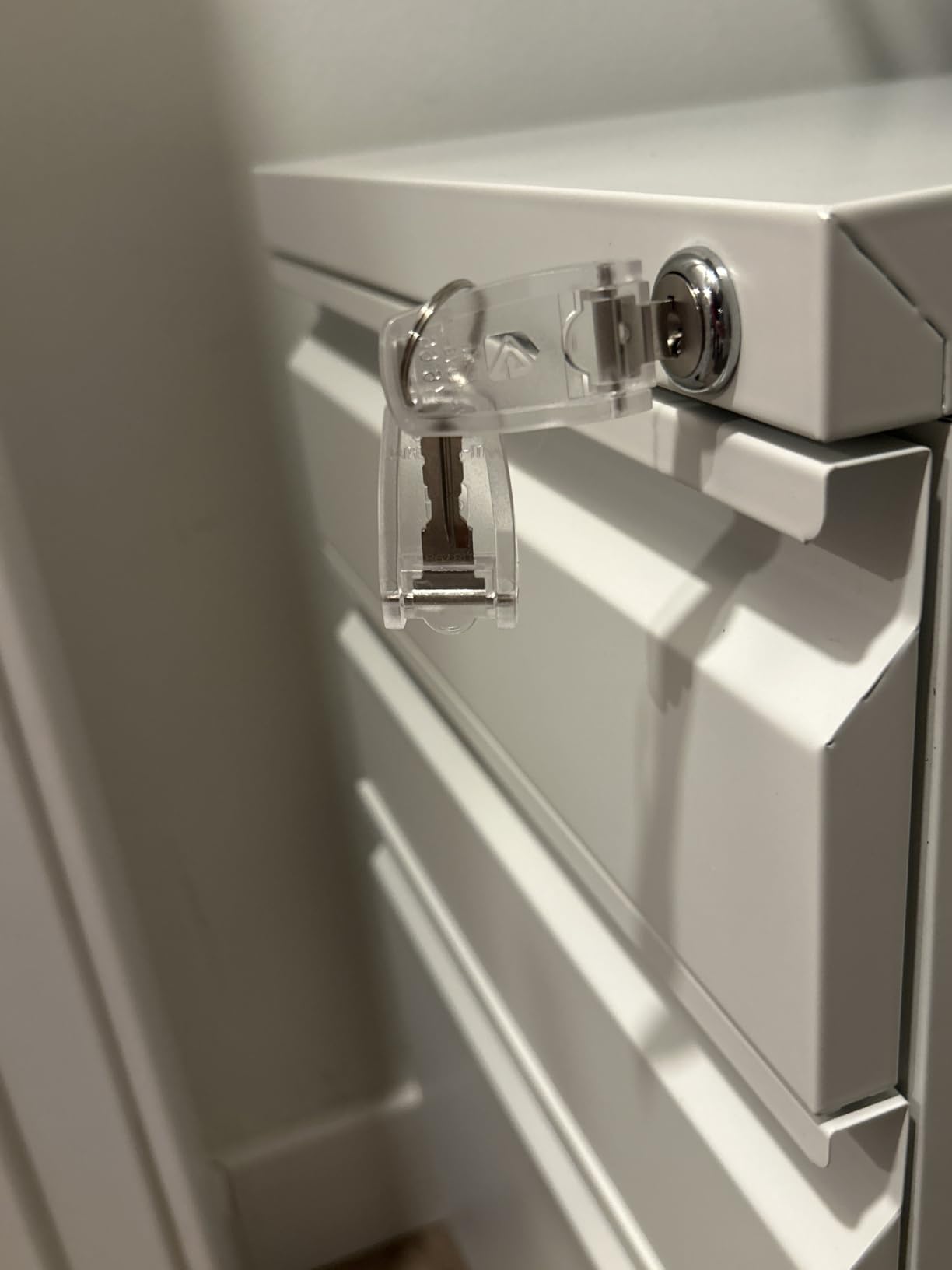 Letaya Mobile File Cabinet with Lock, 2 Drawer Under Desk Metal Rolling Filing Cabinets for Home Office Organizer Letters/Legal/A4 (Fully Assembled-Black) customer photo 2