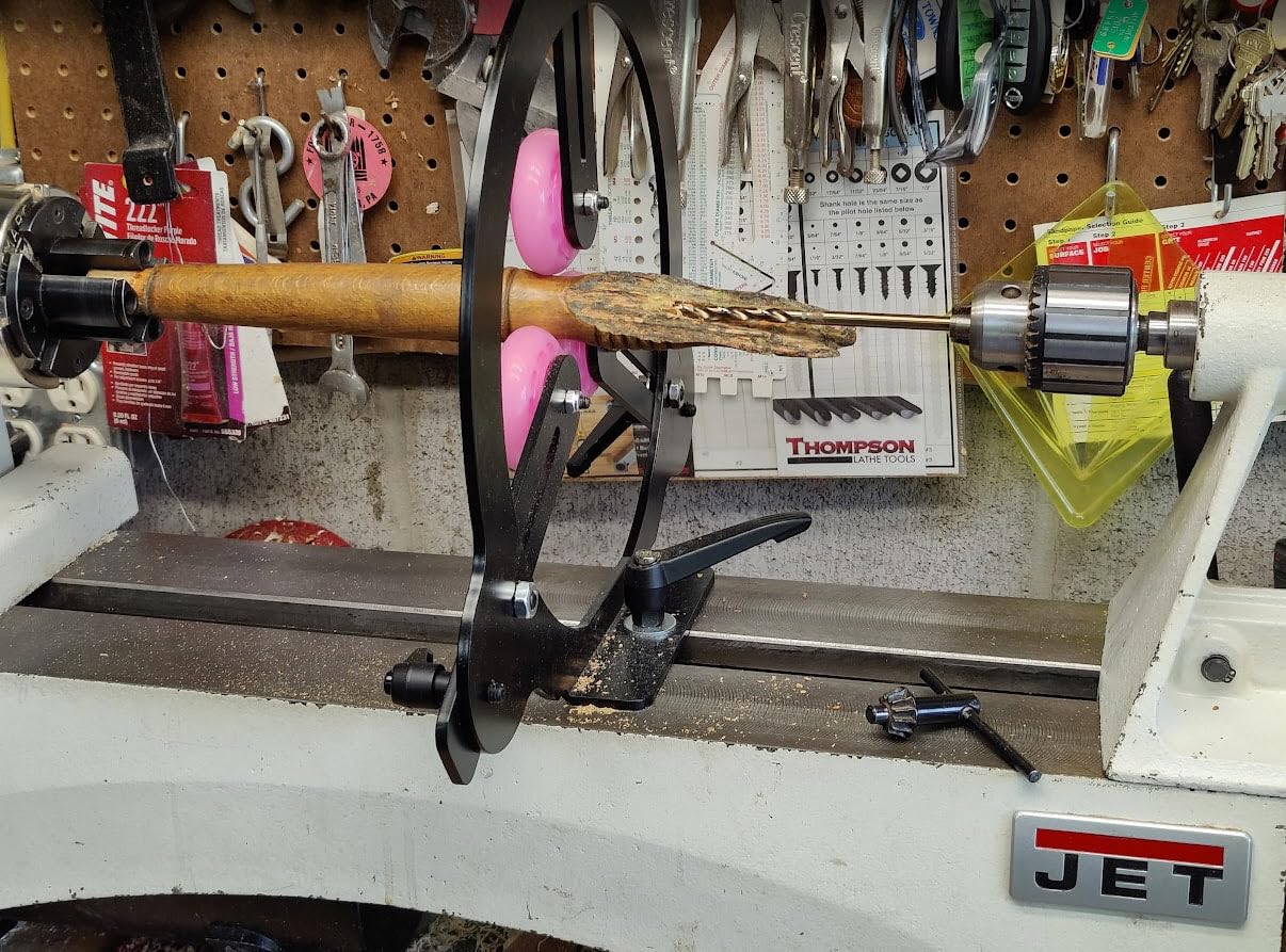 Woodturning Steady Rest MC-FS7 for 12inch, 14inch and 16inch Swing Size Lathe for Spindle Woodturning customer photo 1