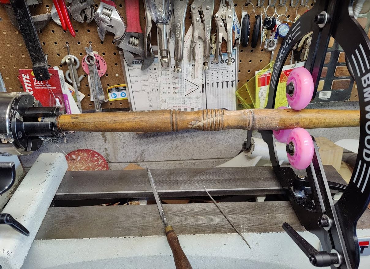 Woodturning Steady Rest MC-FS7 for 12inch, 14inch and 16inch Swing Size Lathe for Spindle Woodturning customer photo 2