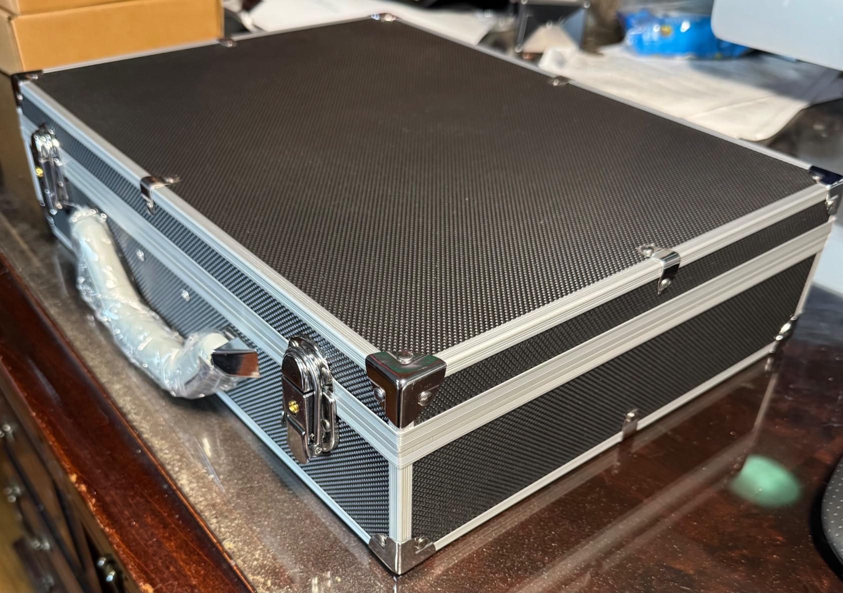 SunnyHouse Storage & Display Aluminum Frame Black Box Case Holds 100 PCGS NGC Coin Holders Slabs customer photo 1