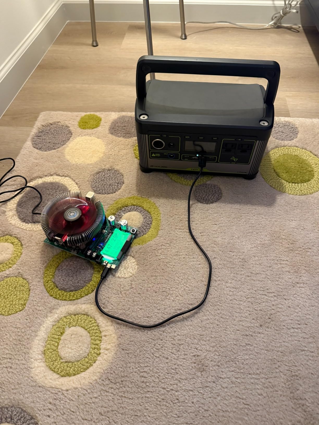 Goal Zero Yeti Portable Power Station, Yeti 500, 499 Watt Hour LiFePO4 Battery, Water Resistant & Dustproof Solar Generator for Outdoors, Camping, Tailgating, & Home, Clean Renewable Off-Grid Power customer photo 1