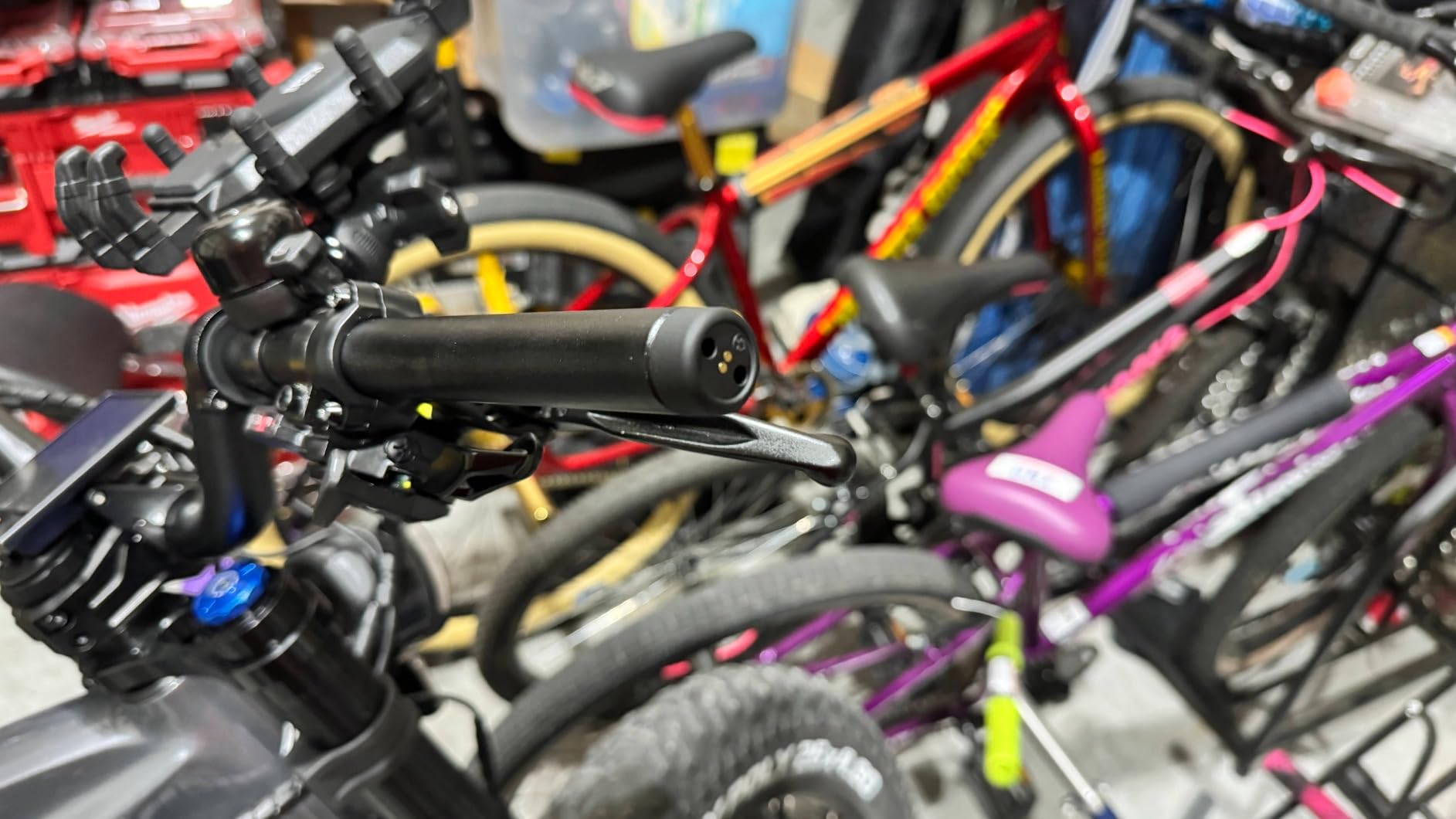 Gen2 - Anti-Theft Bike Tracker with Wi-Fi, GPS, LPWAN and Bluetooth, Hidden and Locked Inside Handlebar, Worldwide Coverage, eSIM Included - Subscription Required customer photo 1