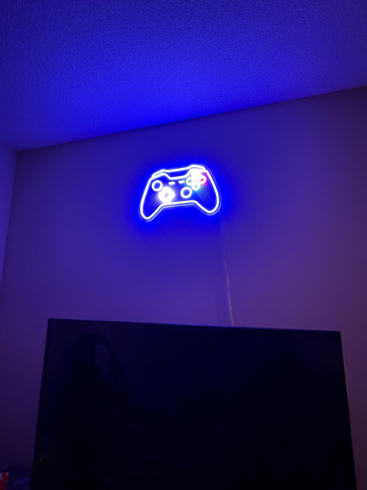 Gamer Neon Sign, Gaming Neon Sign for Gamer Room Decor, Adjust Brightness Gaming Lights for Wall, Gaming Decor for Boys Bedroom and Video Game Room customer photo 1
