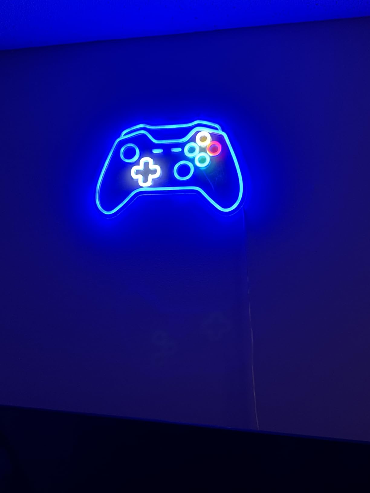 Gamer Neon Sign, Gaming Neon Sign for Gamer Room Decor, Adjust Brightness Gaming Lights for Wall, Gaming Decor for Boys Bedroom and Video Game Room customer photo 2